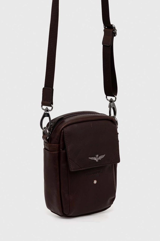Aeronautica Militare pochette in pelle