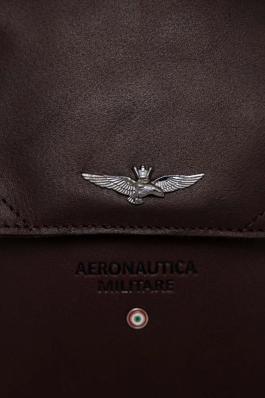 Aeronautica Militare pochette in pelle