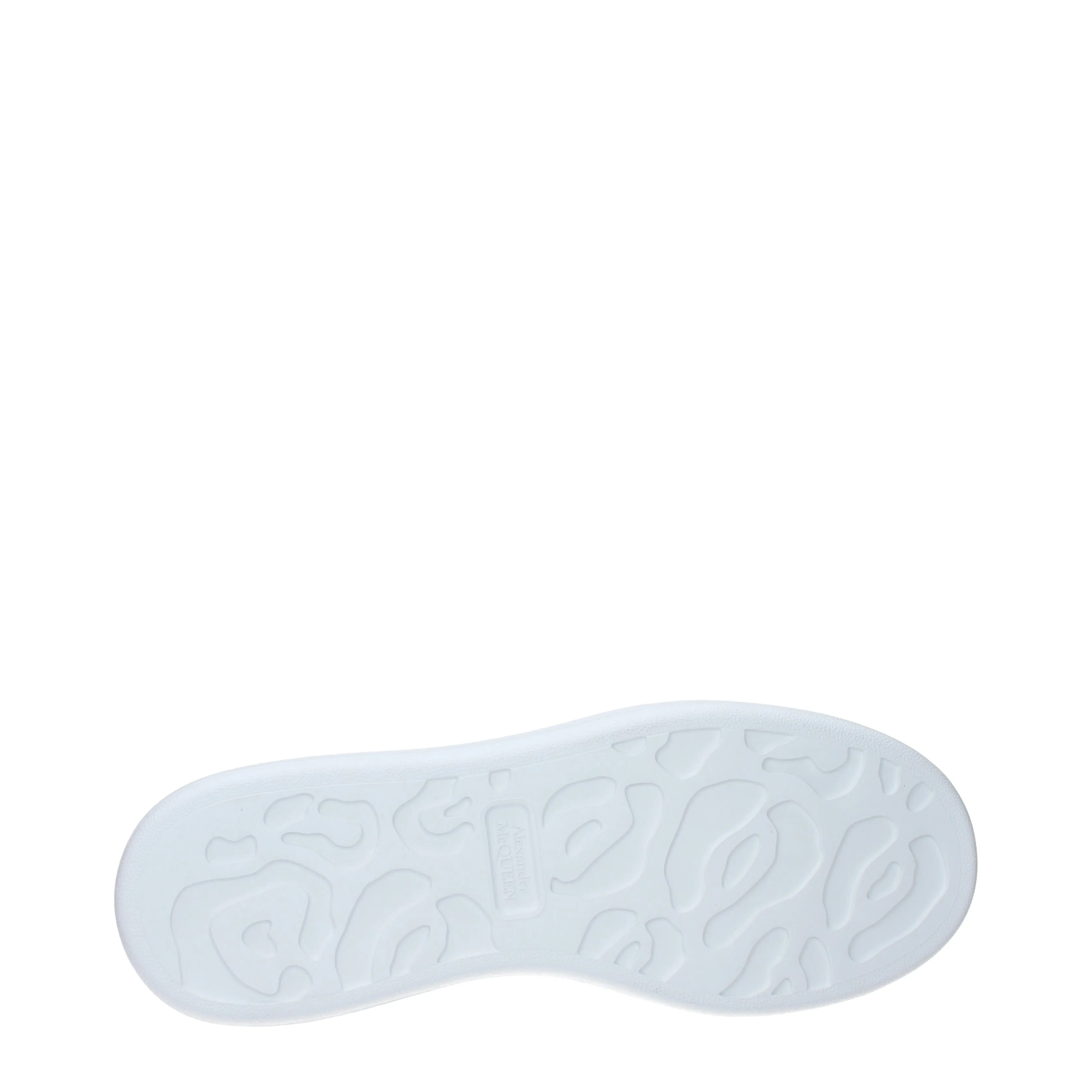 Alexander McQueen Sneakers Uomo Pelle Bianco/Beige