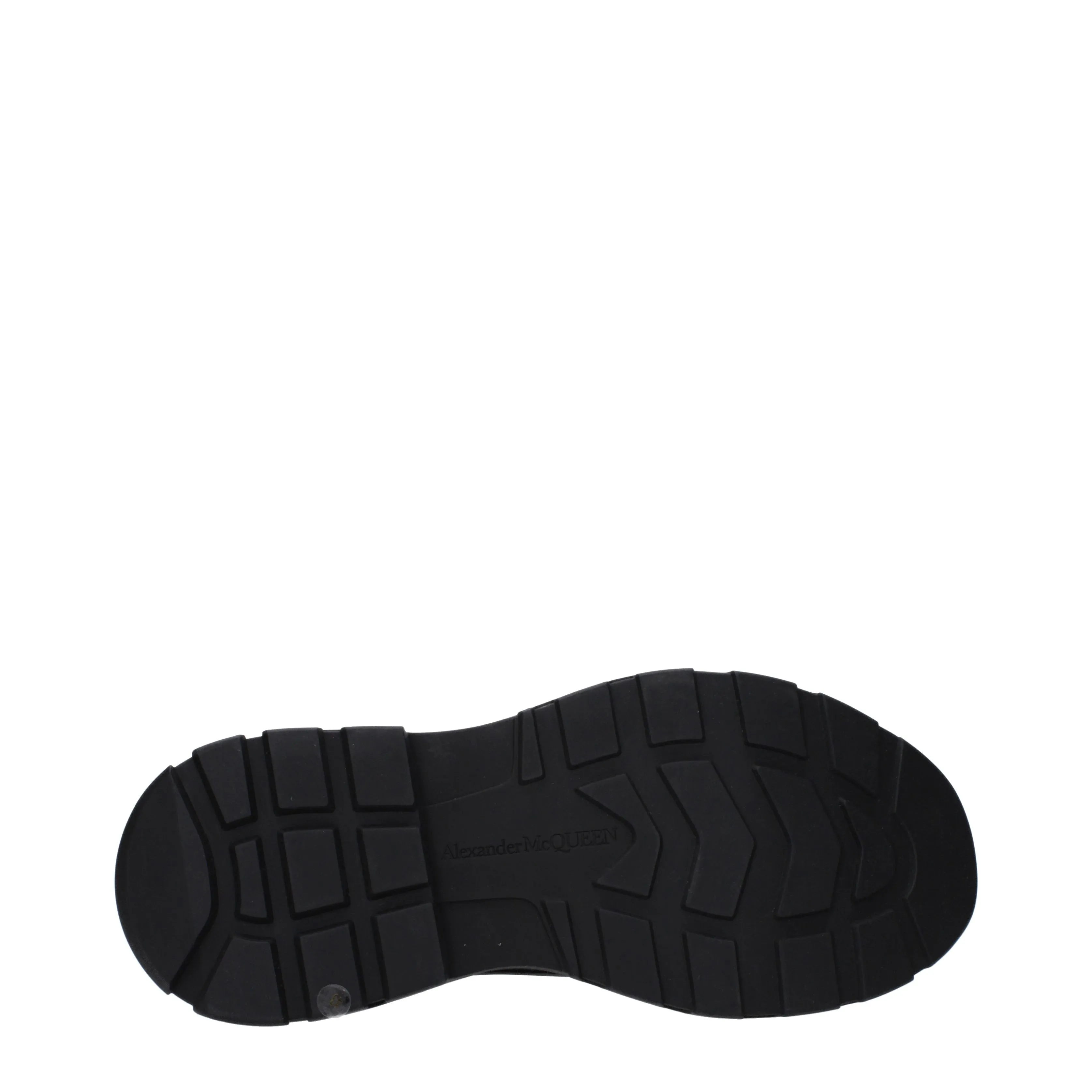 Alexander McQueen Sneakers Uomo Tessuto Nero/Nero
