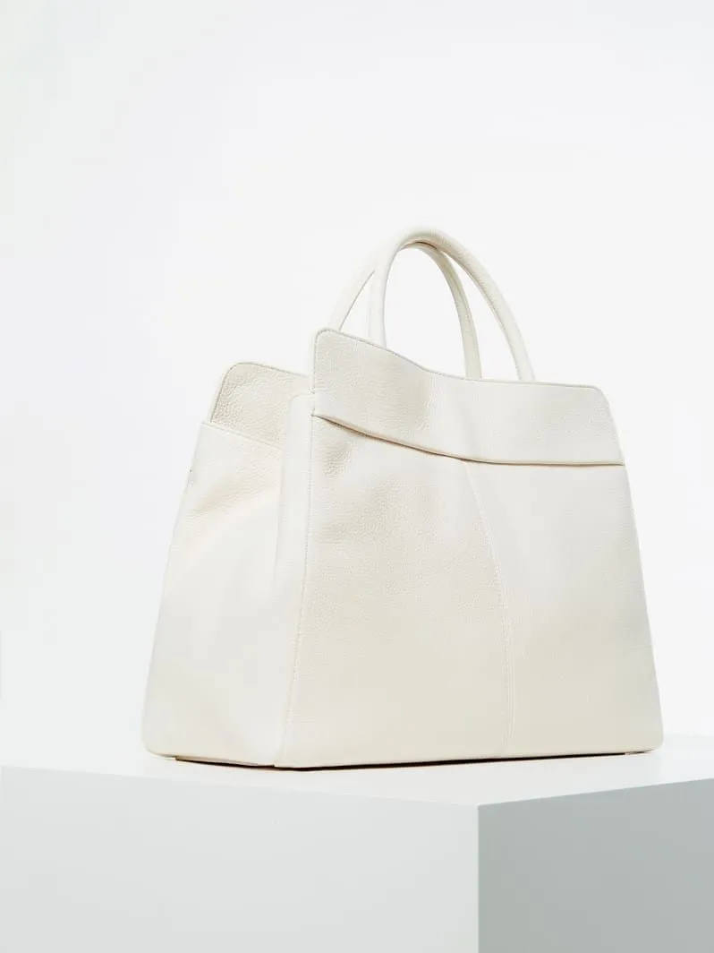 Borsa a mano eve luxe vera pelle