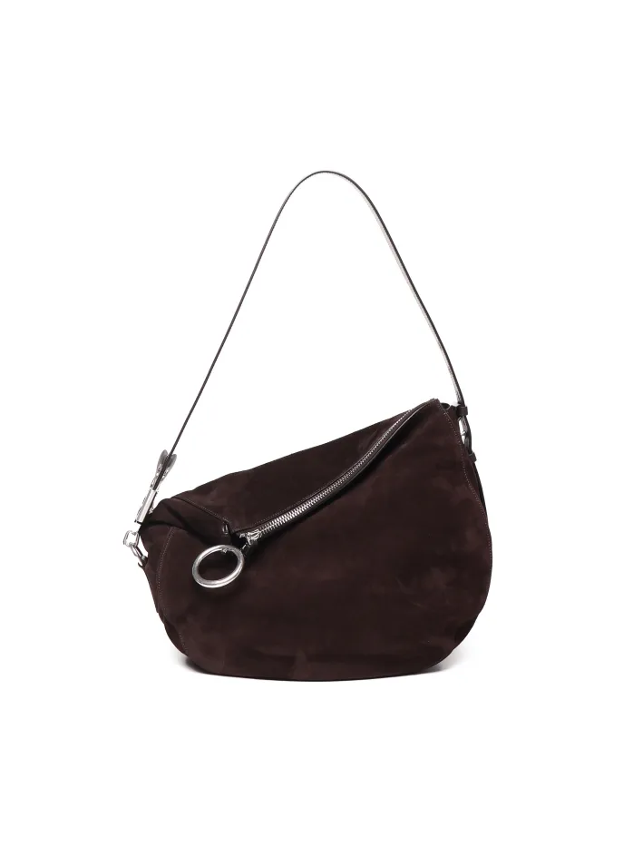 BORSA A SPALLA CON BORDO MORBIDO PIEGATO