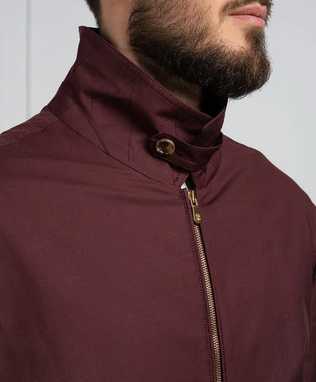 Brunello Cucinelli Giacca a vento bordeaux MB4026205