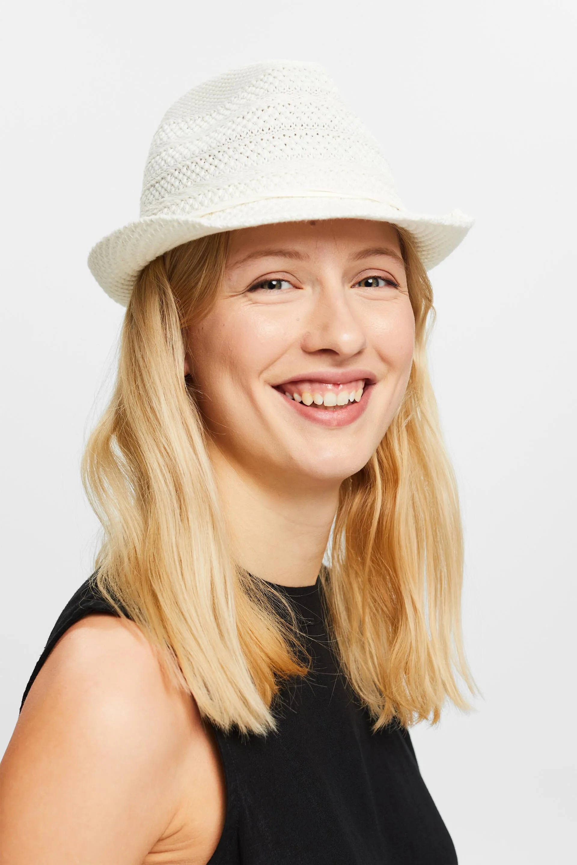 Cappello fedora a maglia