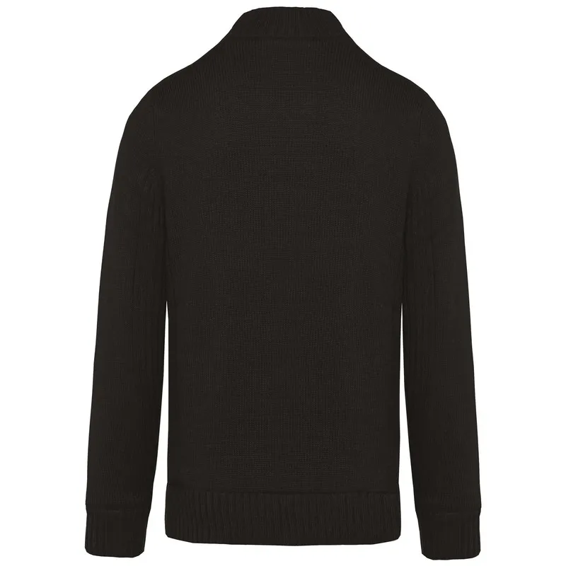 Cardigan foderato in pile uomo
