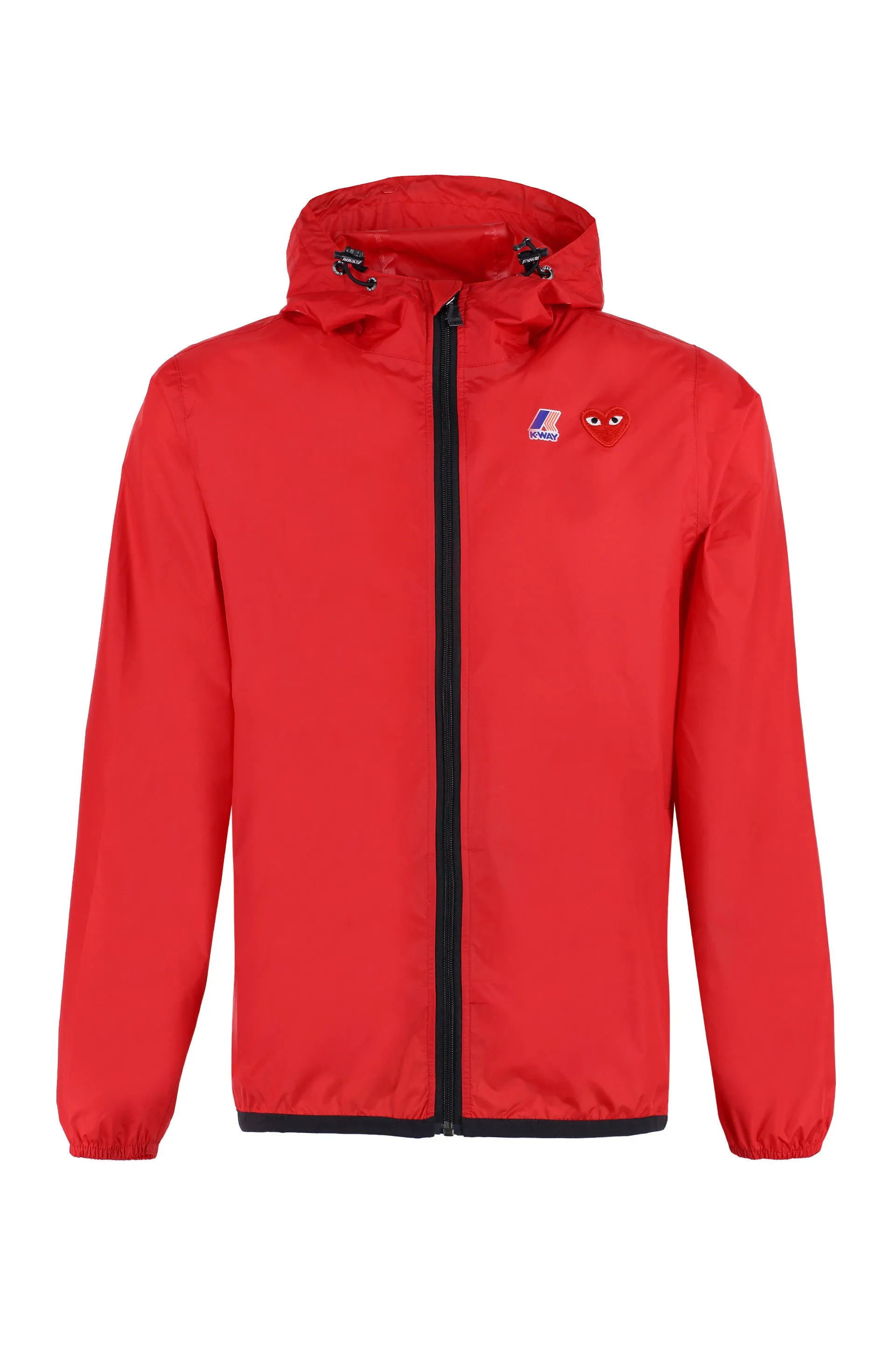 Comme des Garçons PLAY Comme des Garçons PLAY x K-Way - Giacca a vento con cappuccio