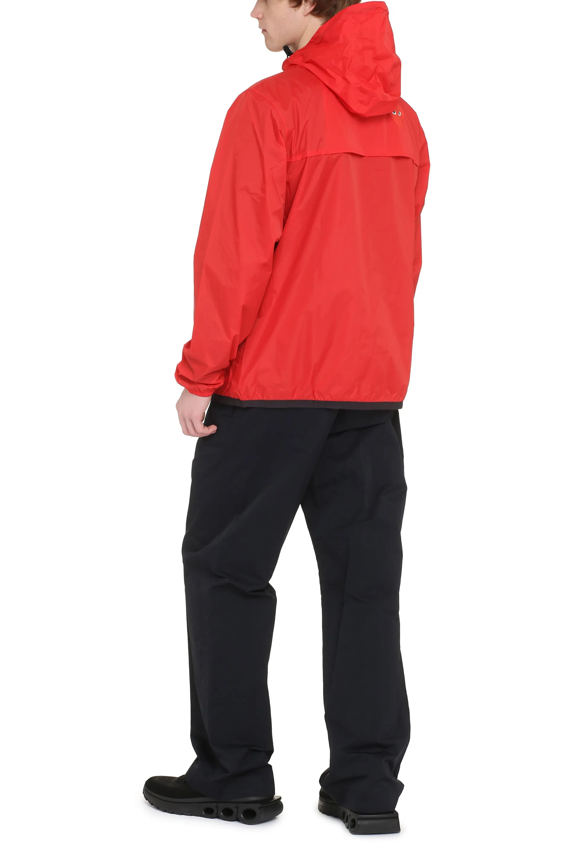 Comme des Garçons PLAY Comme des Garçons PLAY x K-Way - Giacca a vento con cappuccio