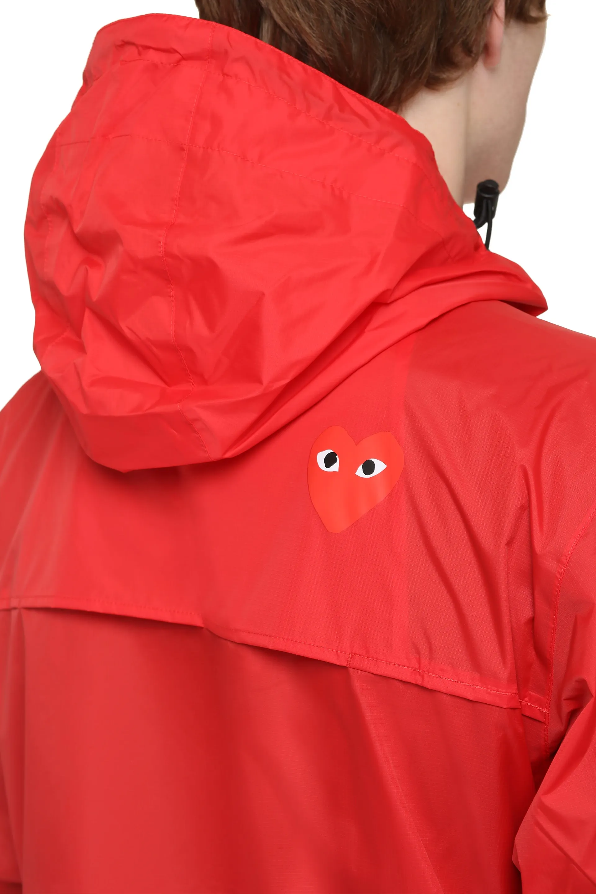 Comme des Garçons PLAY Comme des Garçons PLAY x K-Way - Giacca a vento con cappuccio