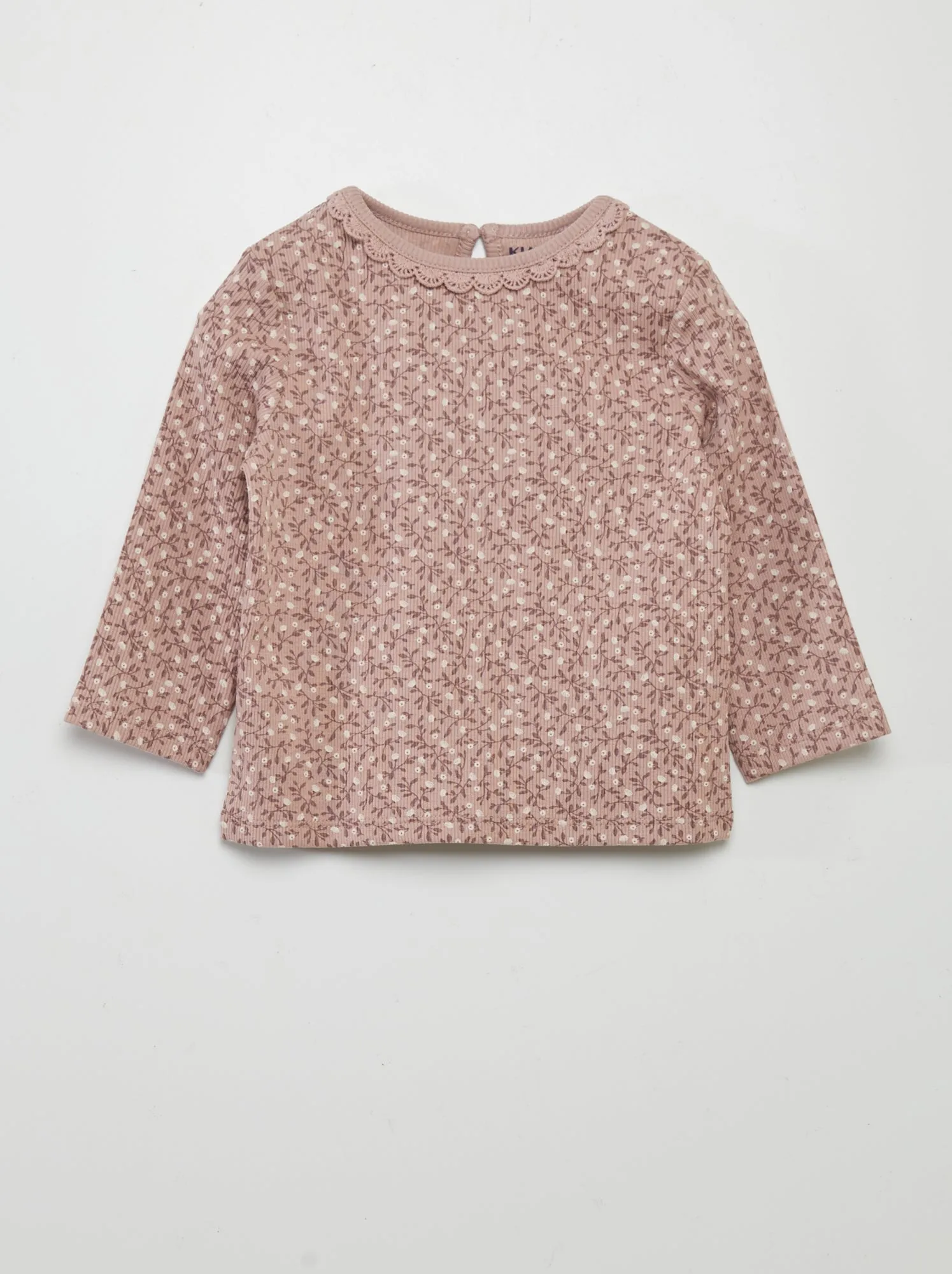Completo t-shirt + leggings a coste - 2 pezzi - ROSA