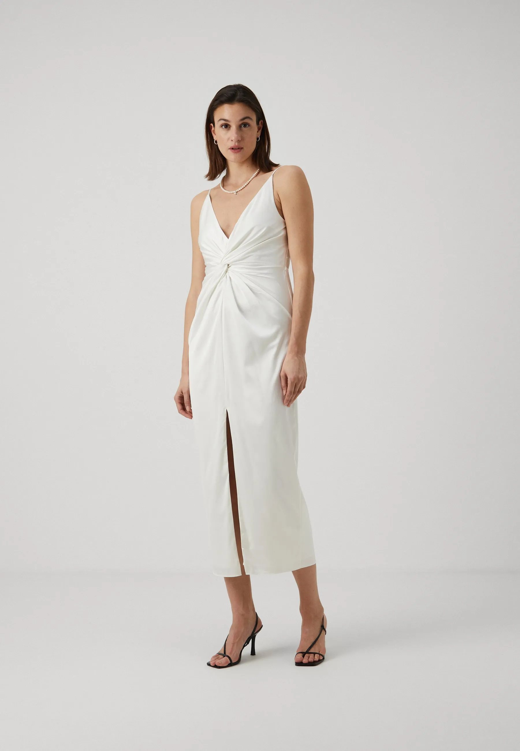 COWL NECK MIDI DRESS - Vestito elegante