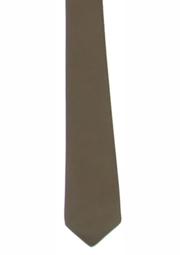 CRAVATTA Verde Militare Poliestere