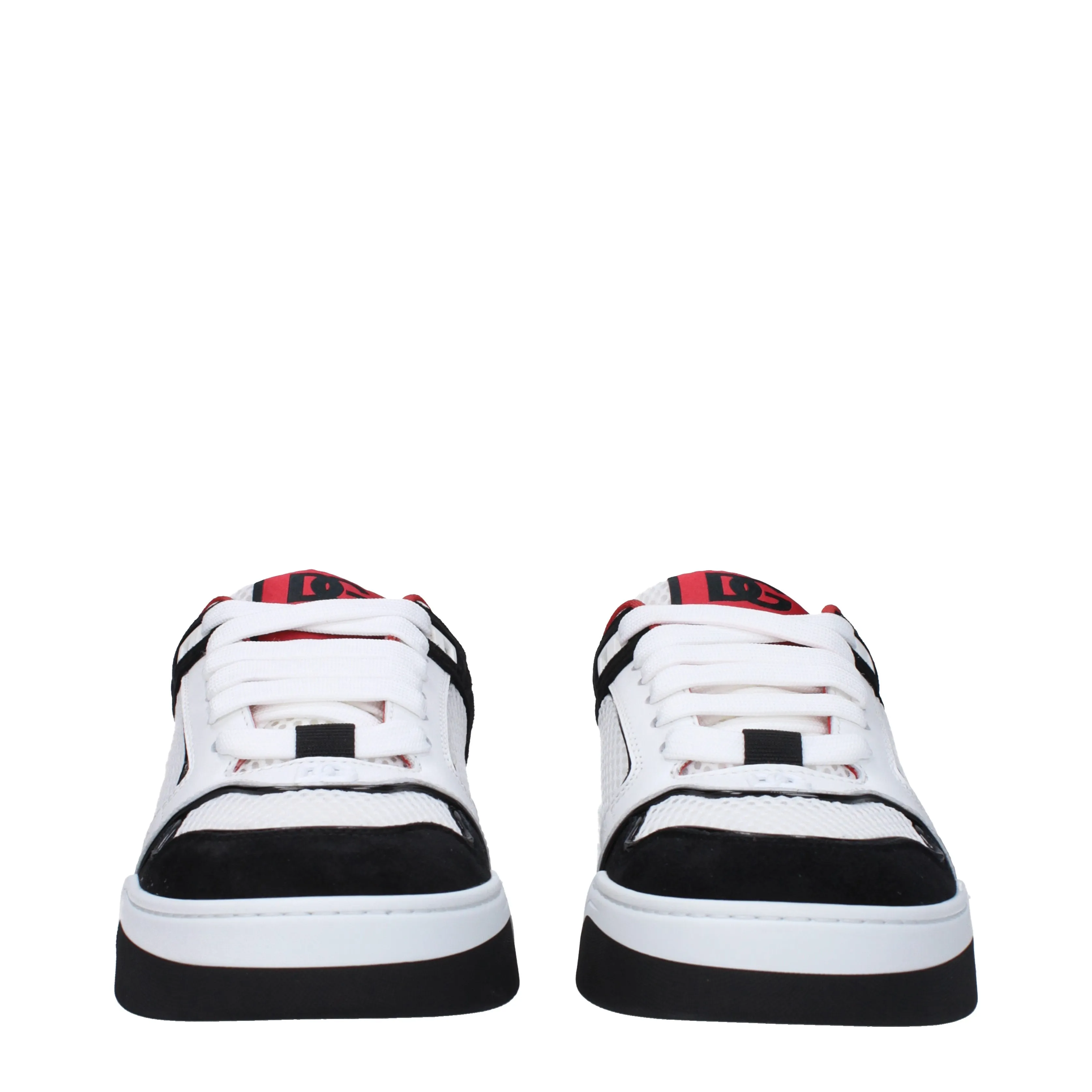 Dolce&Gabbana Sneakers Uomo Tessuto Bianco/Nero