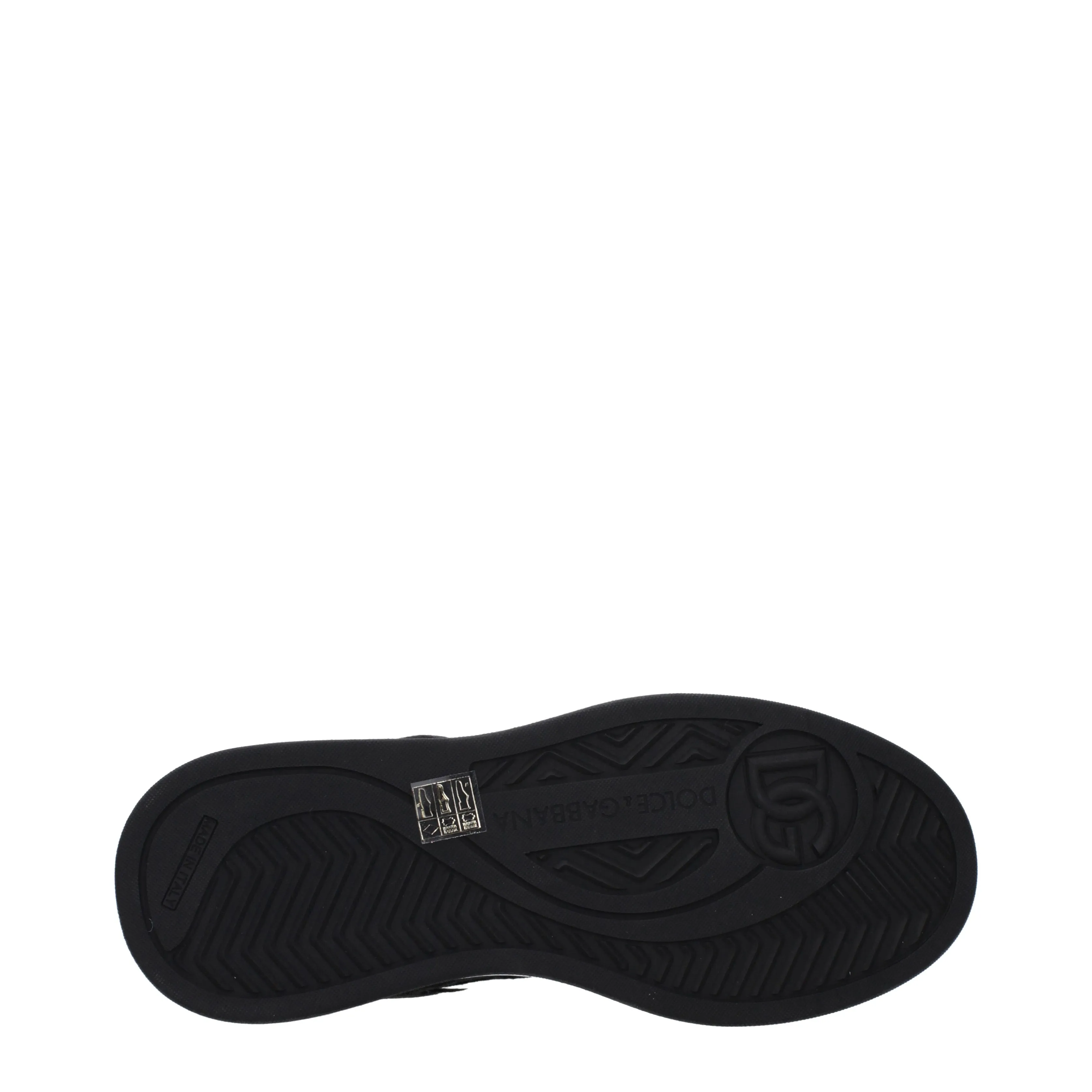 Dolce&Gabbana Sneakers Uomo Tessuto Bianco/Nero