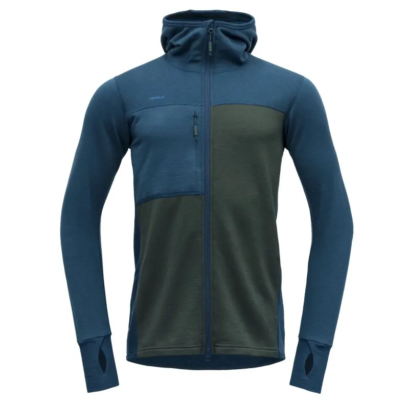 Felpa con cappuccio Devold Nibba Pro Merino (Flood/woods) Uomo