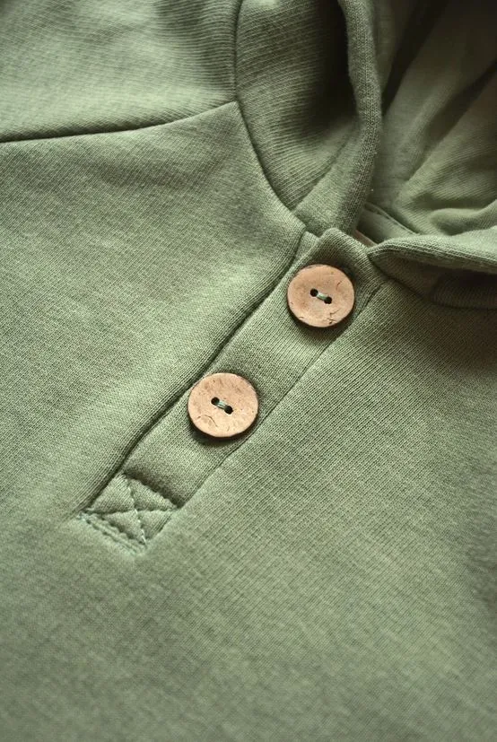 Felpa con cappuccio - pino
