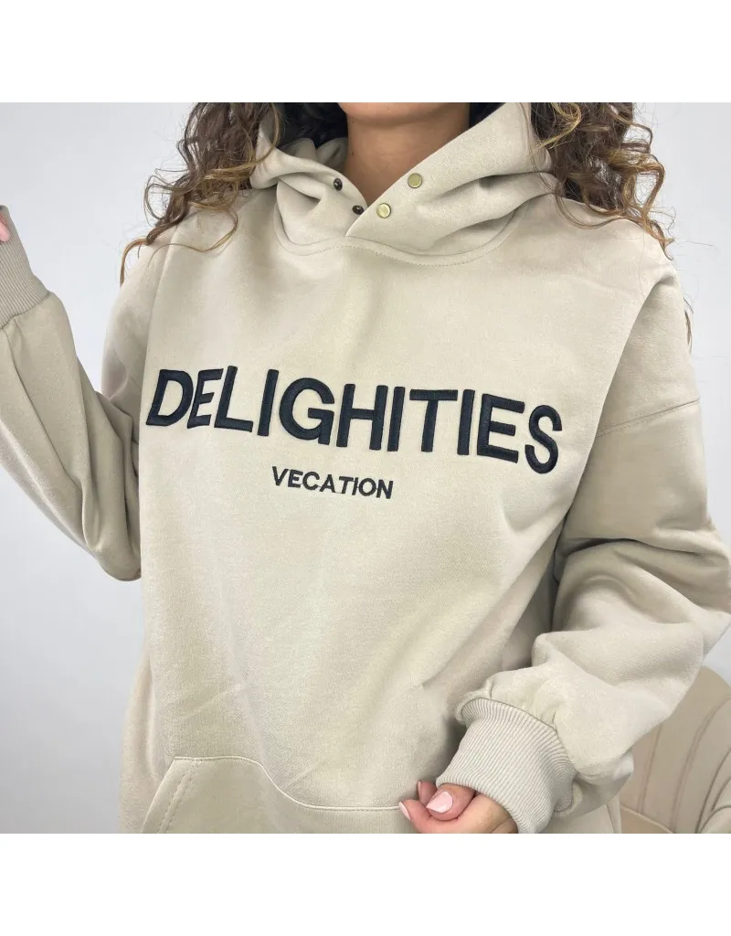 FELPA "DELIGHITIES"BEIGE