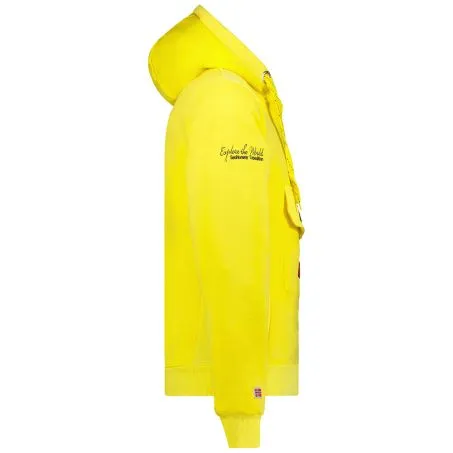 Felpa Uomo GEOGRAPHICAL NORWAY WU6613H Gymclass Giallo