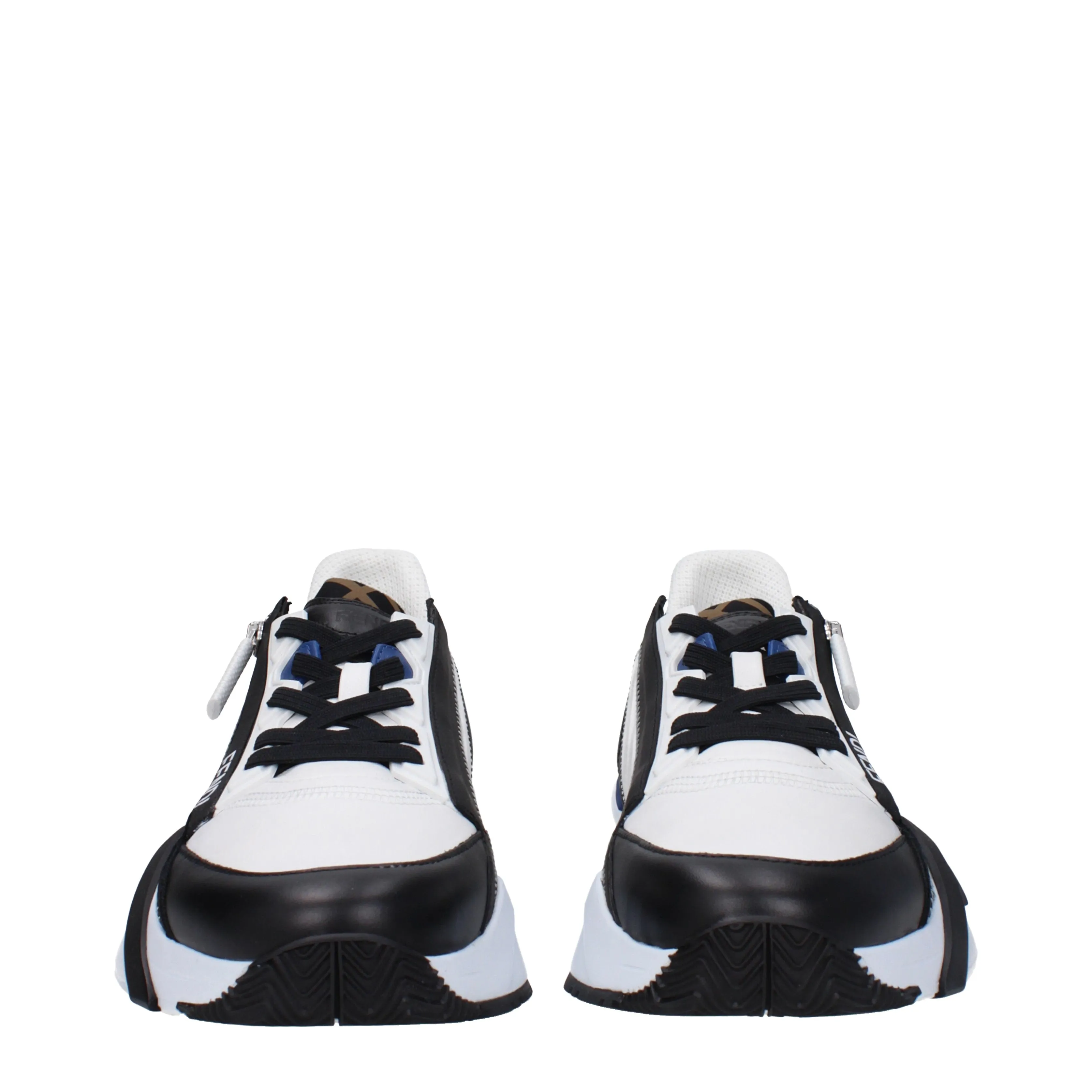 Fendi Sneakers Uomo Pelle Bianco/Nero