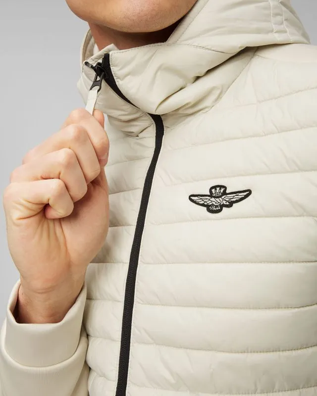Giacca beige da uomo Aeronautica Militare