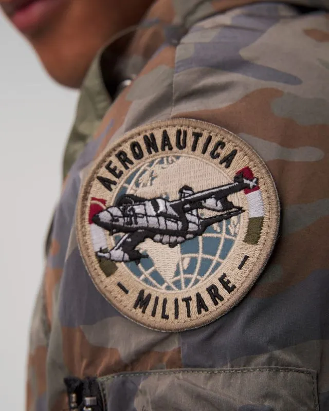 Giacca grigia da uomo Aeronautica Militare