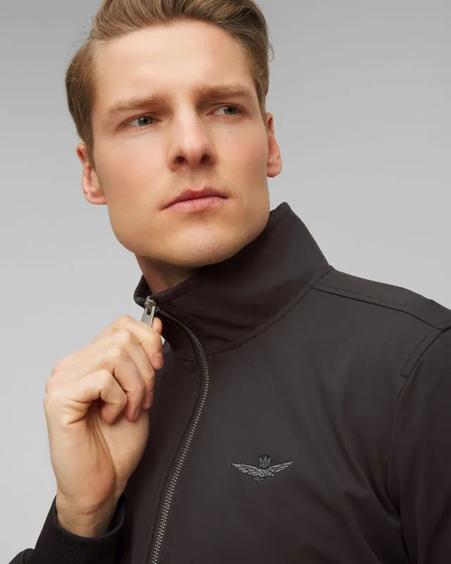 Giacca grigio grafite da uomo Aeronautica Militare