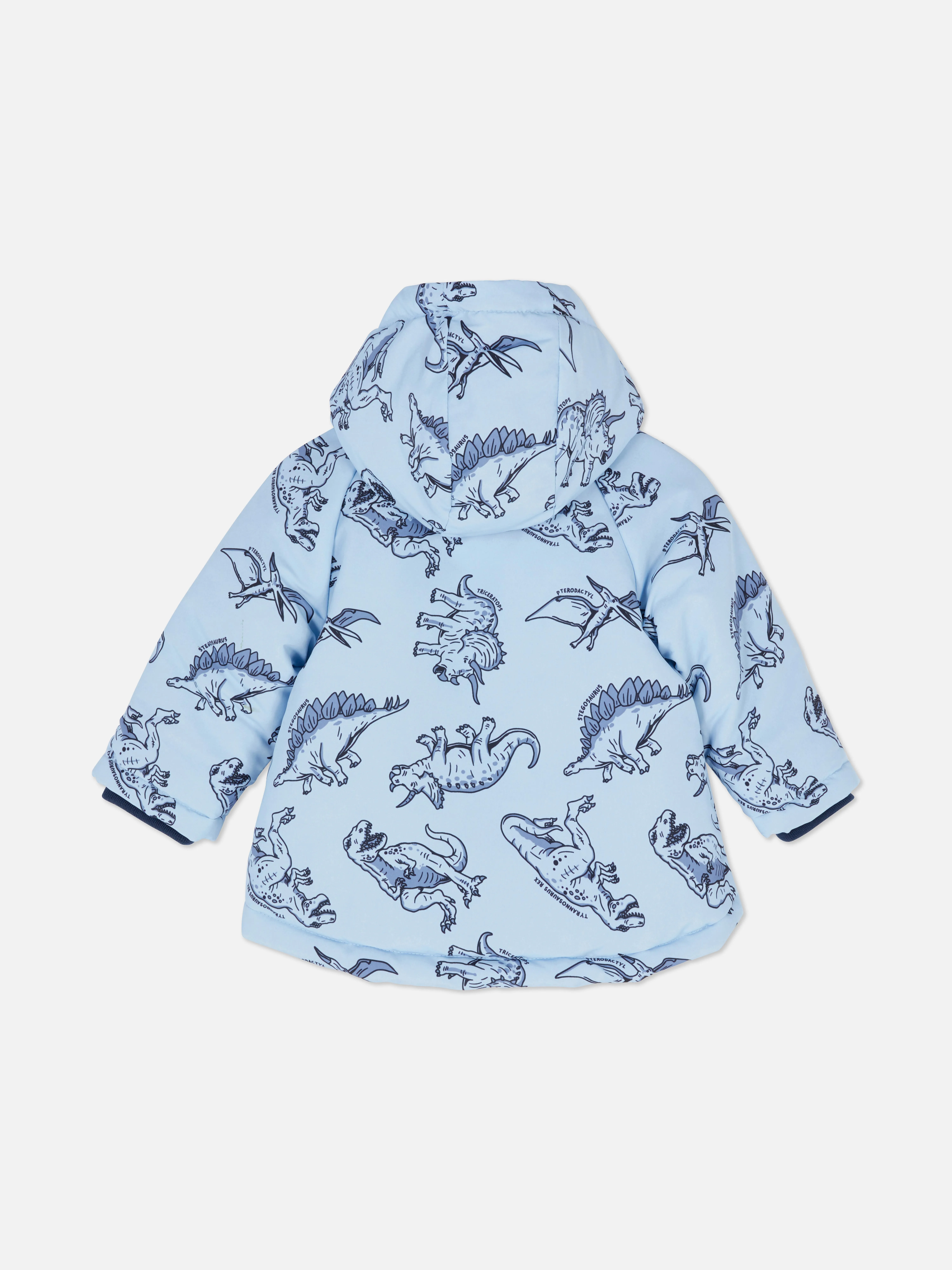Giacca impermeabile con dinosauri