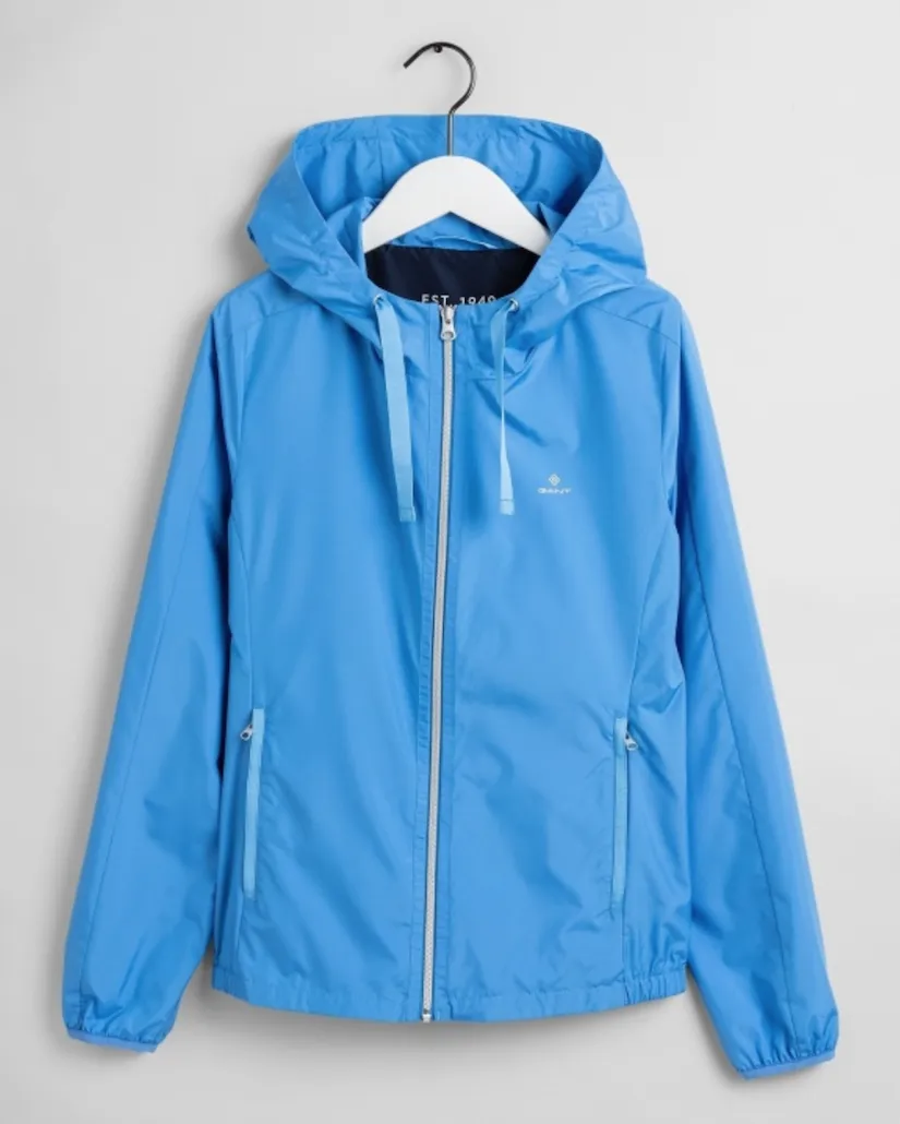 Giacca vento Gant donna con cappuccio e chiusura zip 4700107