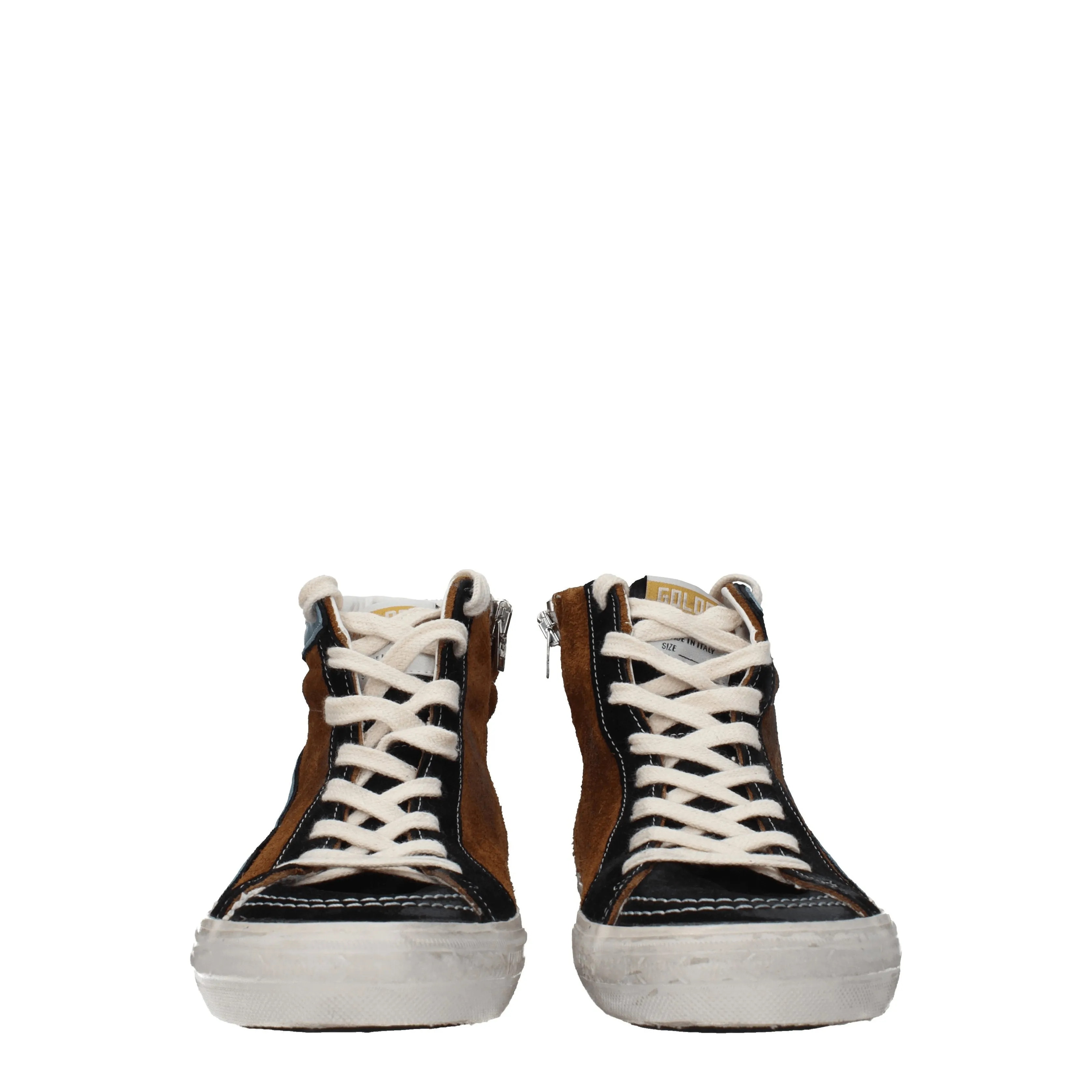 Golden Goose Sneakers Slide classic Uomo Camoscio Marrone/Nero
