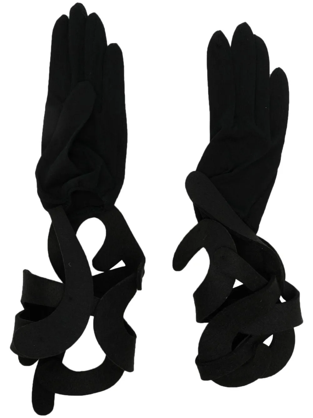 guanti con dettaglio cut-out
