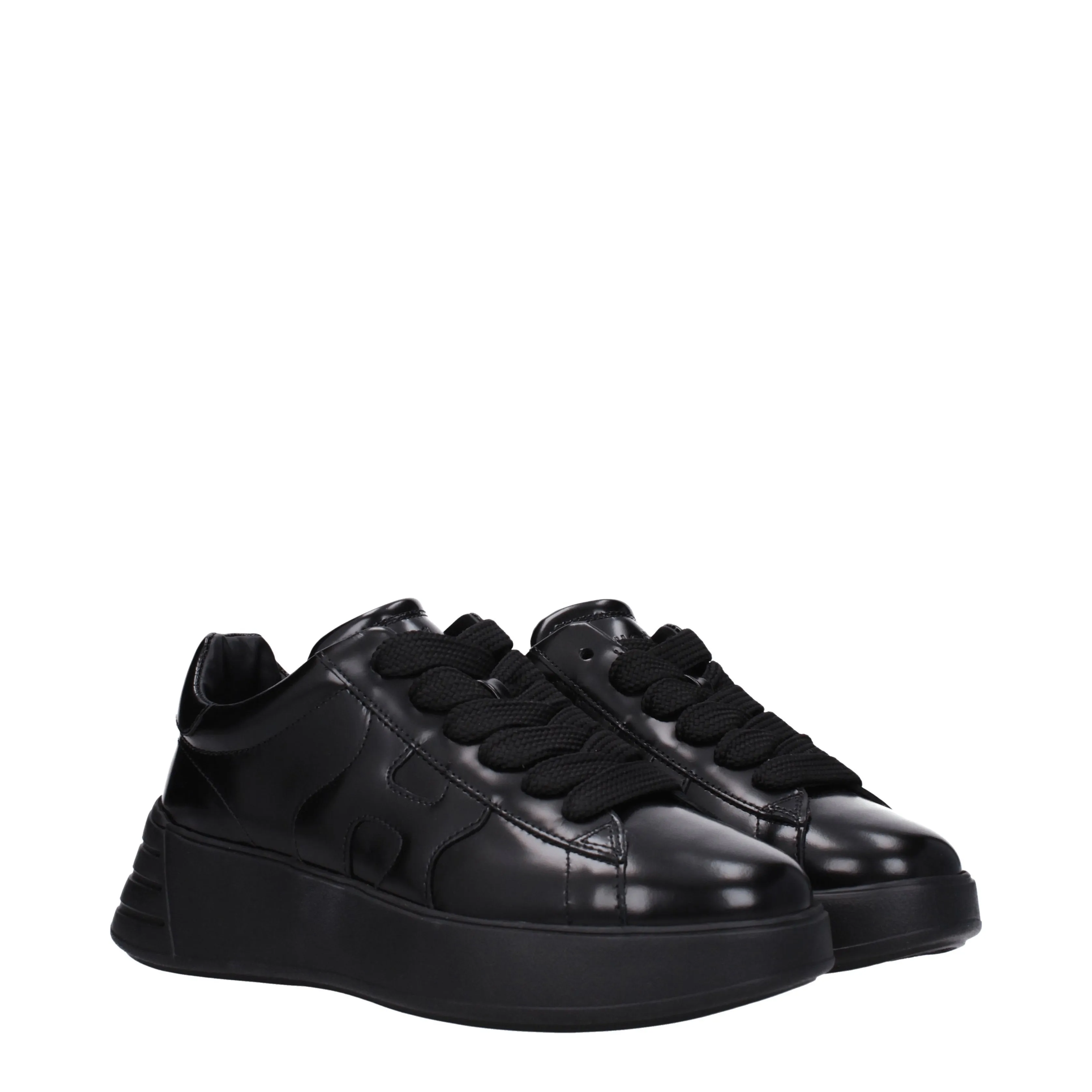 Hogan Sneakers Donna Pelle Nero