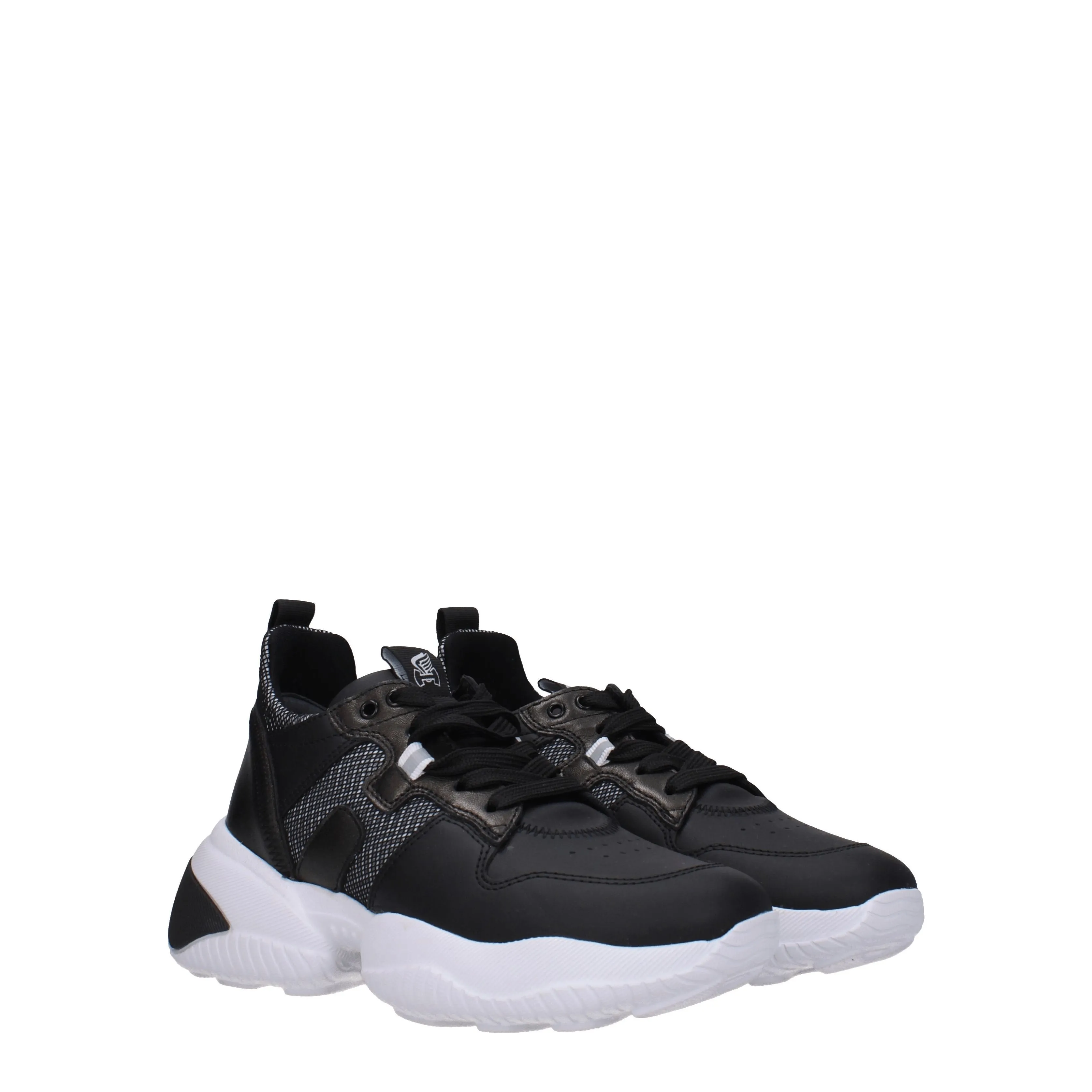 Hogan Sneakers Interaction Donna Pelle Nero