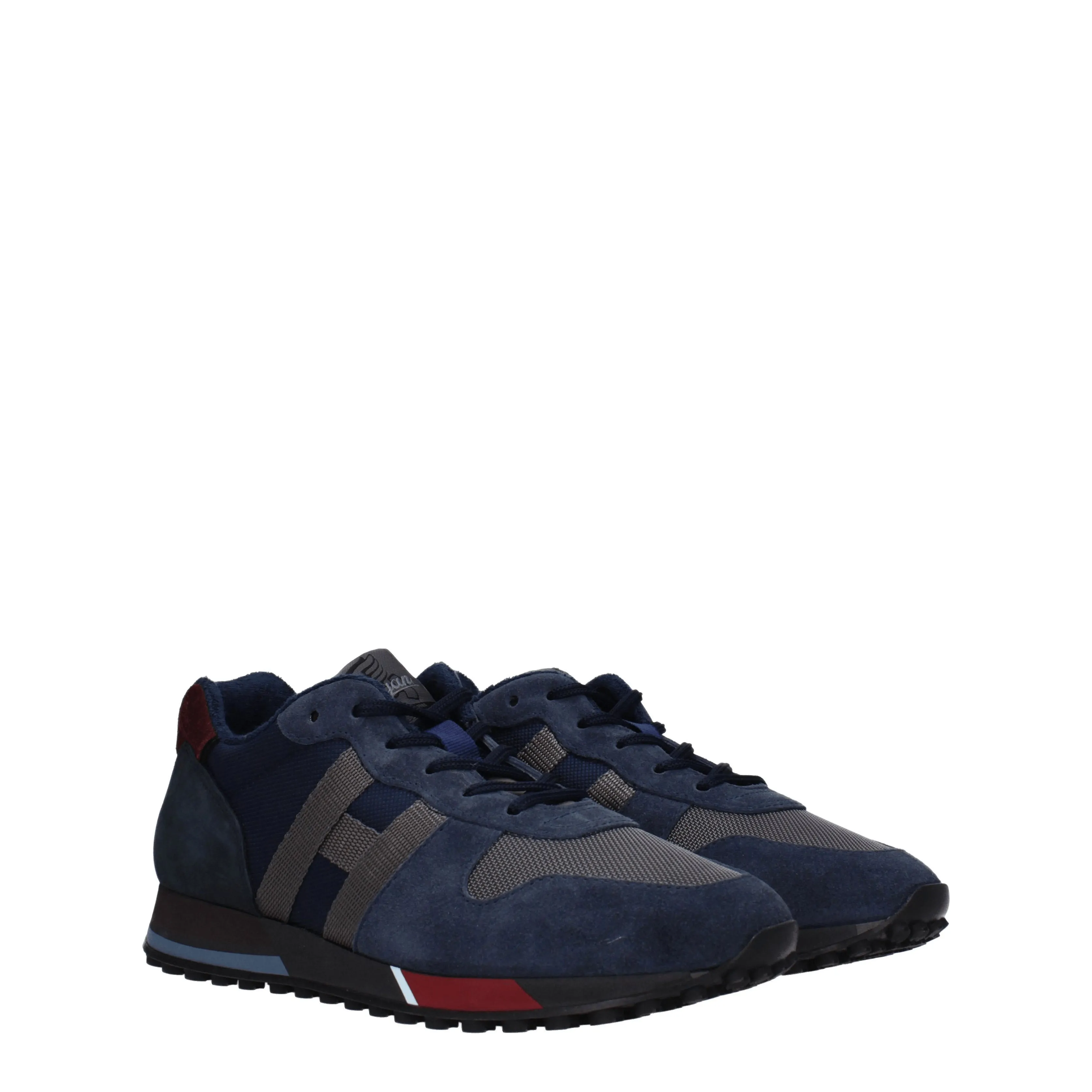 Hogan Sneakers Uomo Camoscio Blu/Grigio