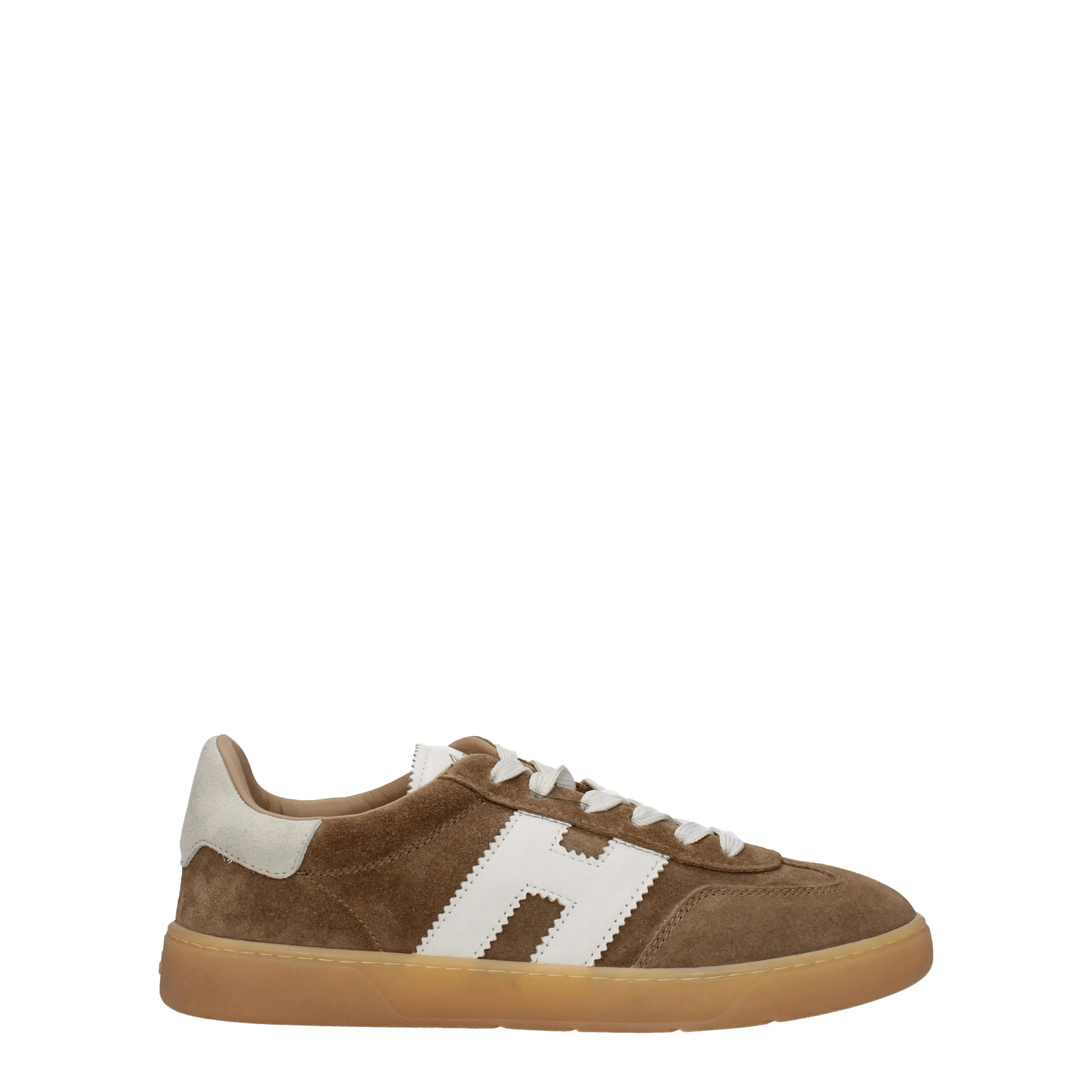 Hogan Sneakers Uomo Camoscio Marrone/Latte