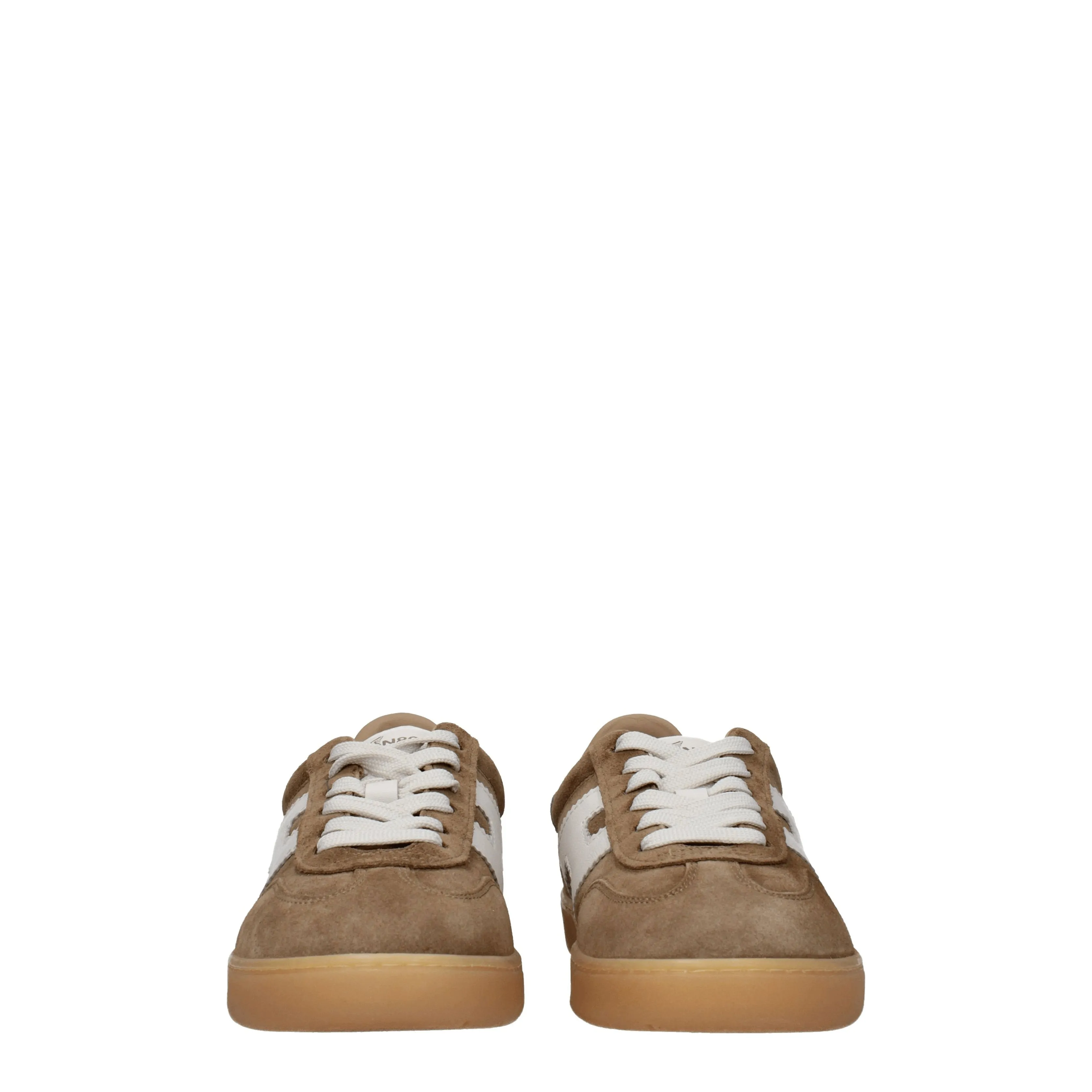 Hogan Sneakers Uomo Camoscio Marrone/Latte