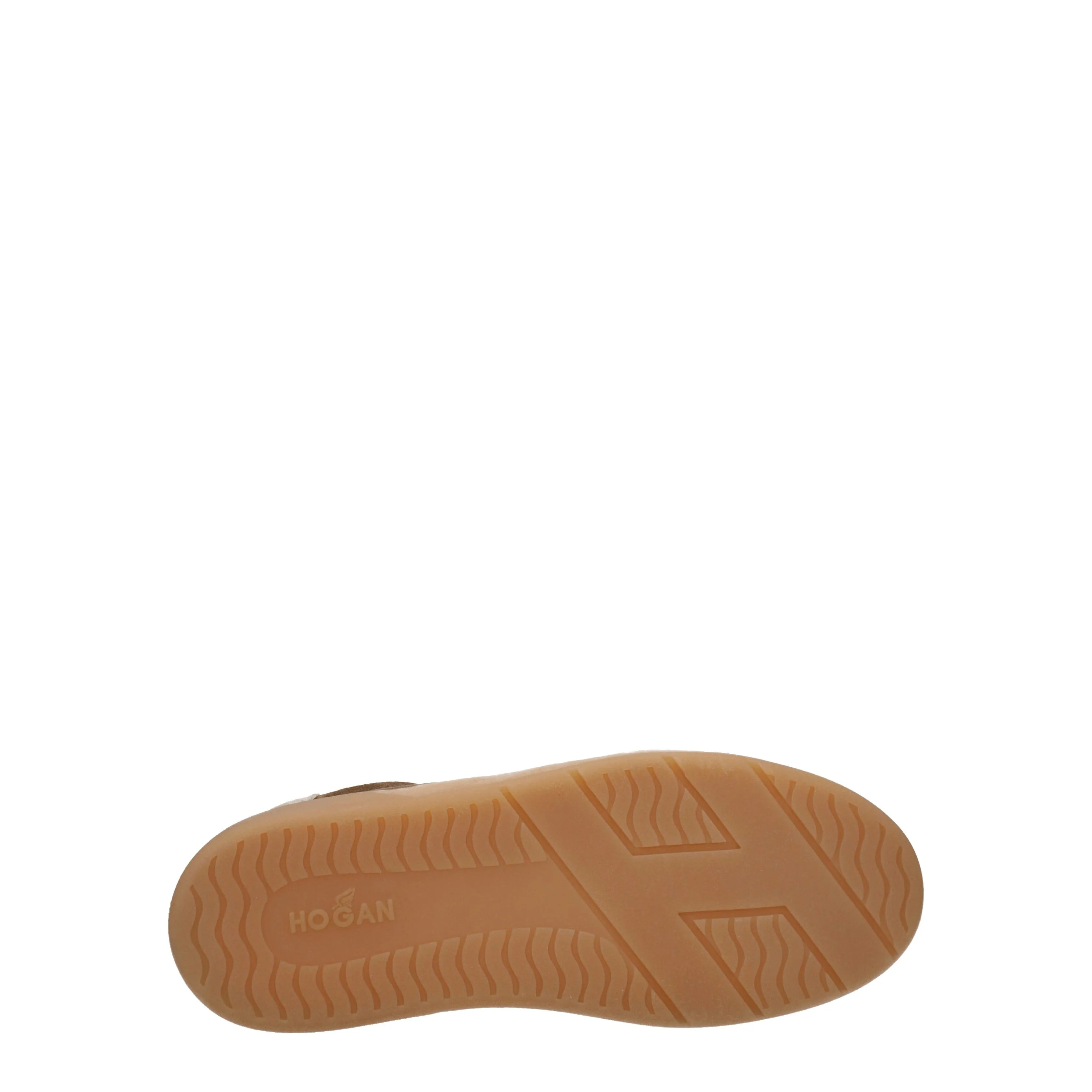 Hogan Sneakers Uomo Camoscio Marrone/Latte