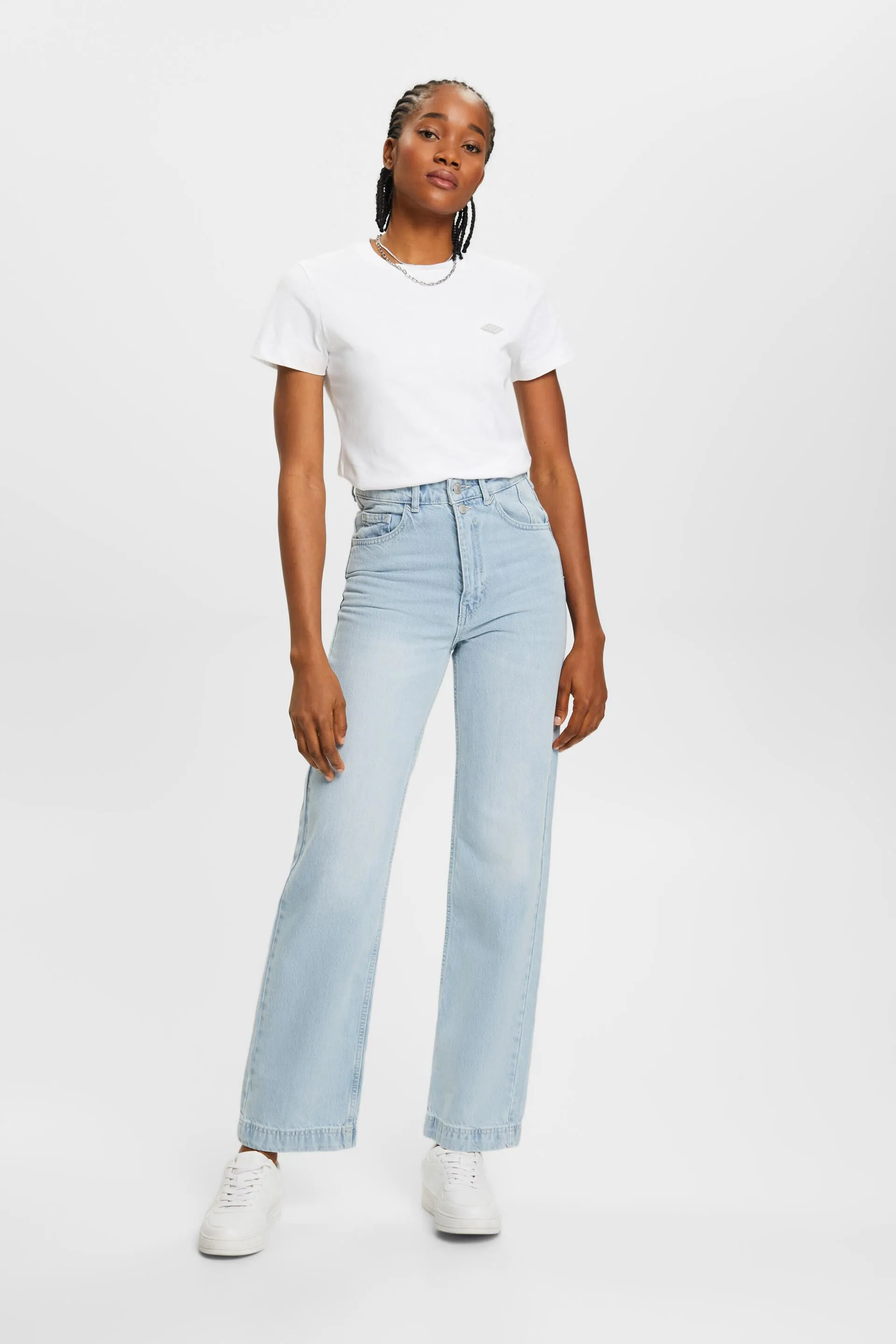 Jeans a gamba larga