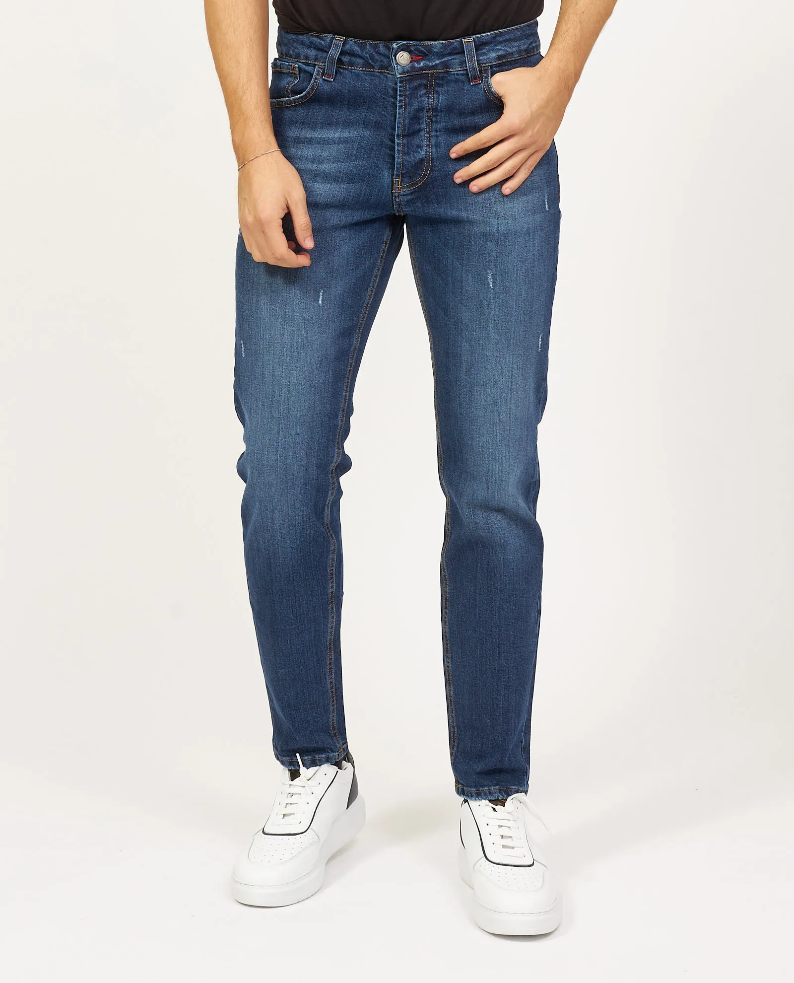 Jeans uomo SetteMezzo modello a 5 tasche