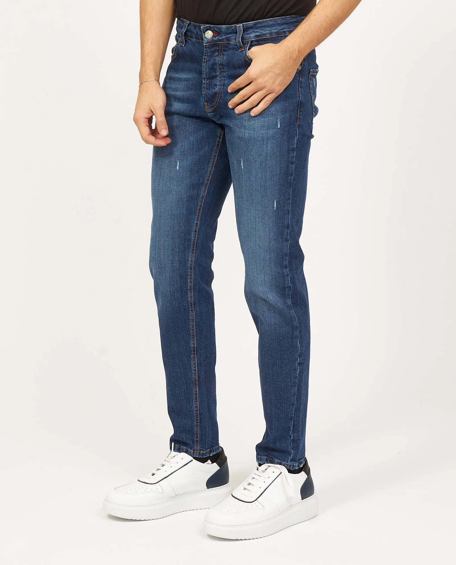 Jeans uomo SetteMezzo modello a 5 tasche