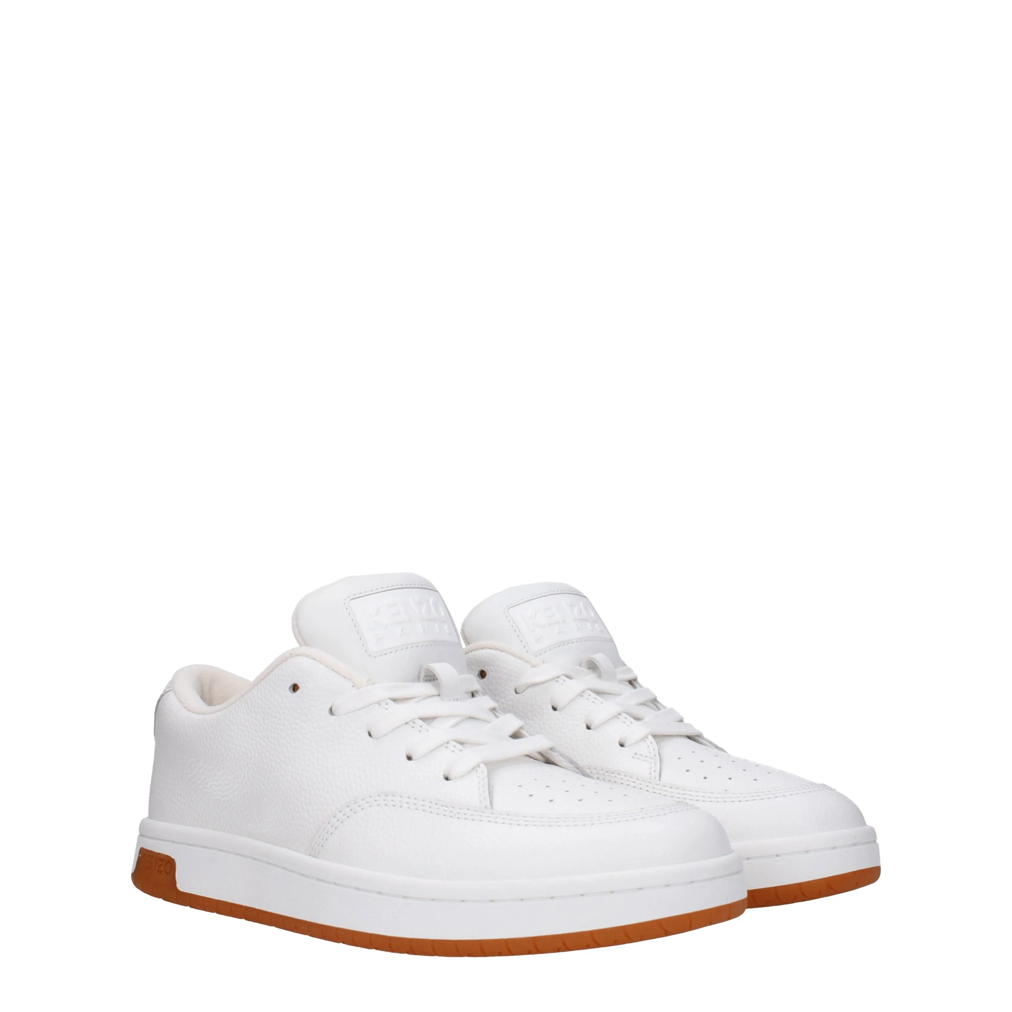 Kenzo Sneakers Uomo Pelle Bianco