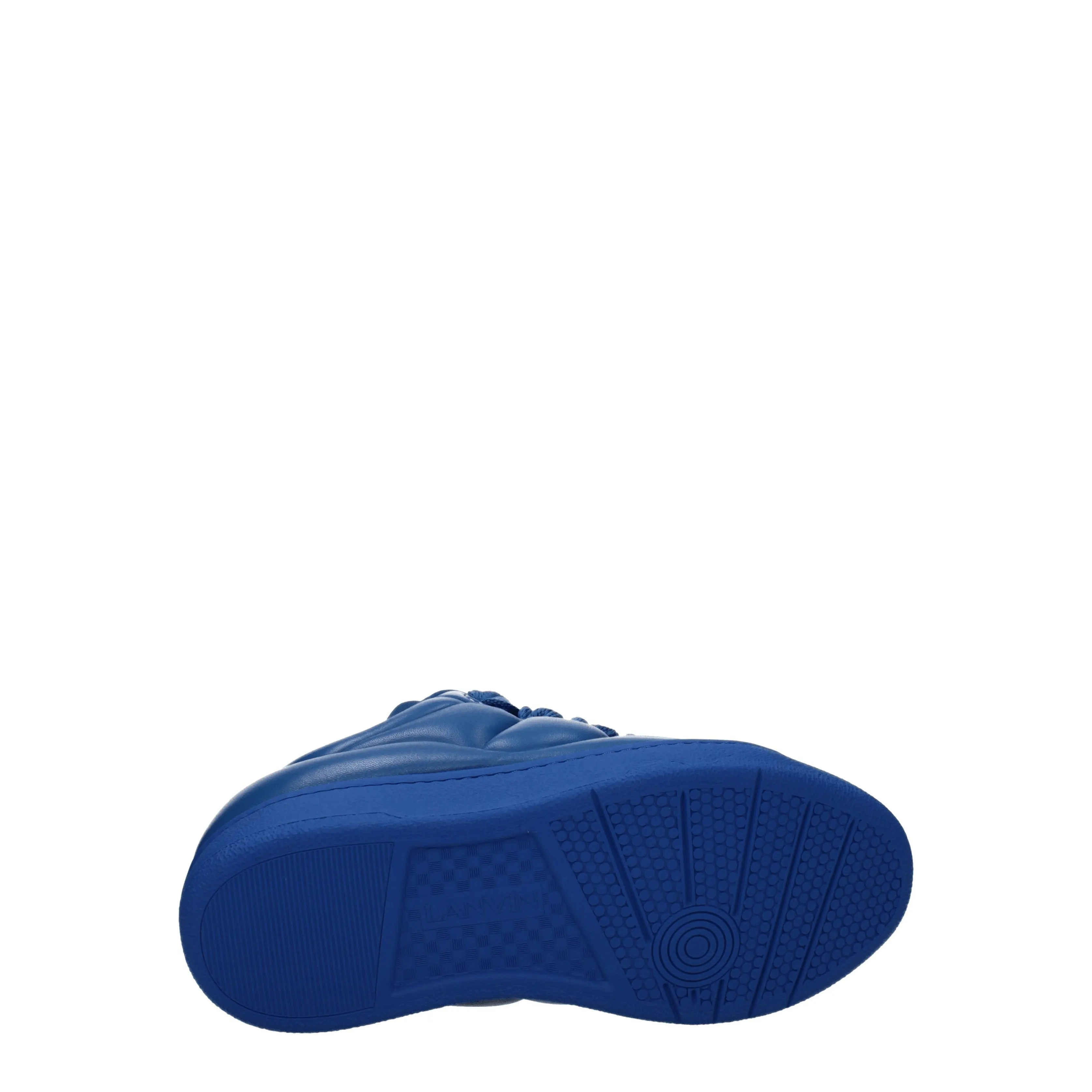 Lanvin Sneakers Curb xl Uomo Pelle Blu