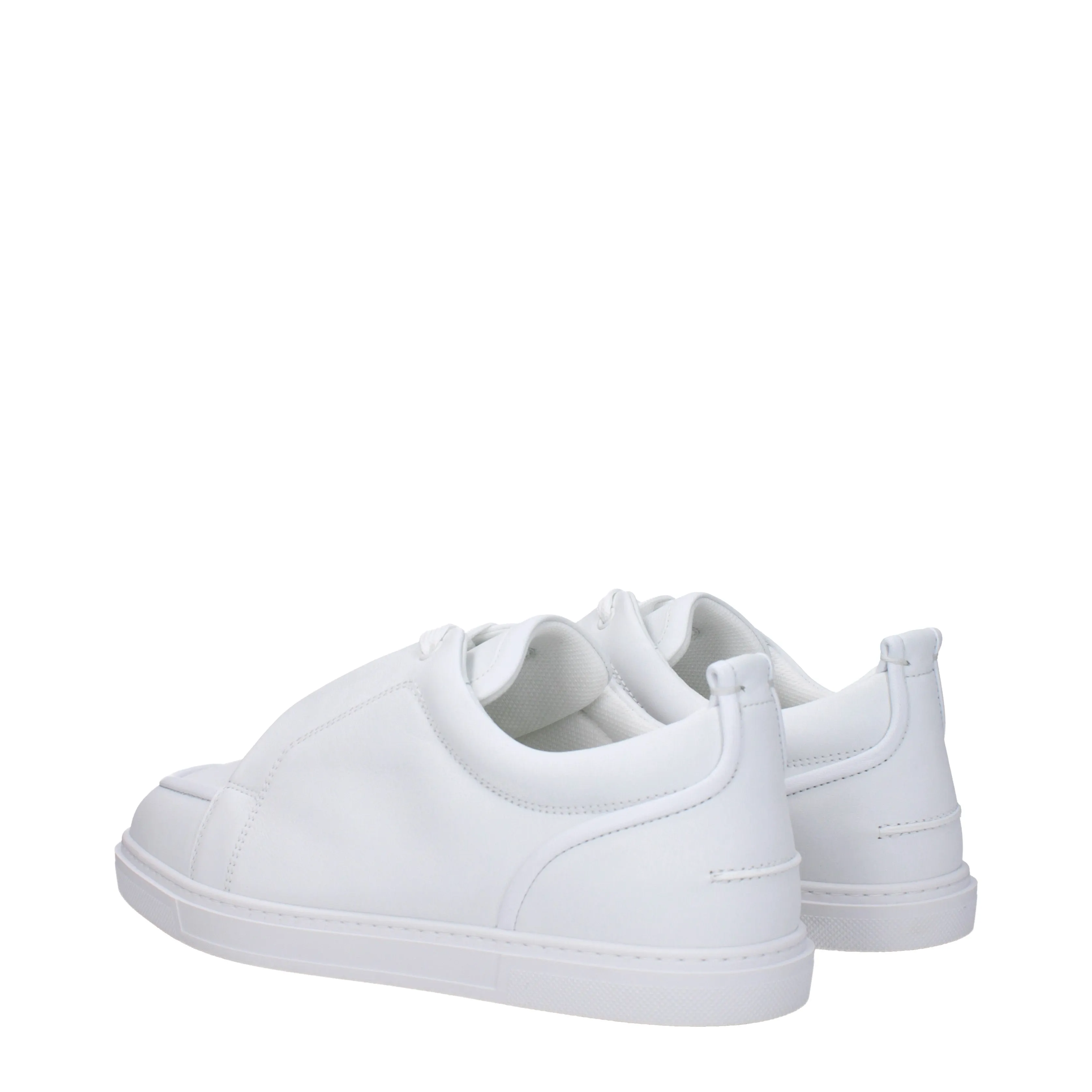 Louboutin Sneakers Jimmy Uomo Pelle Bianco