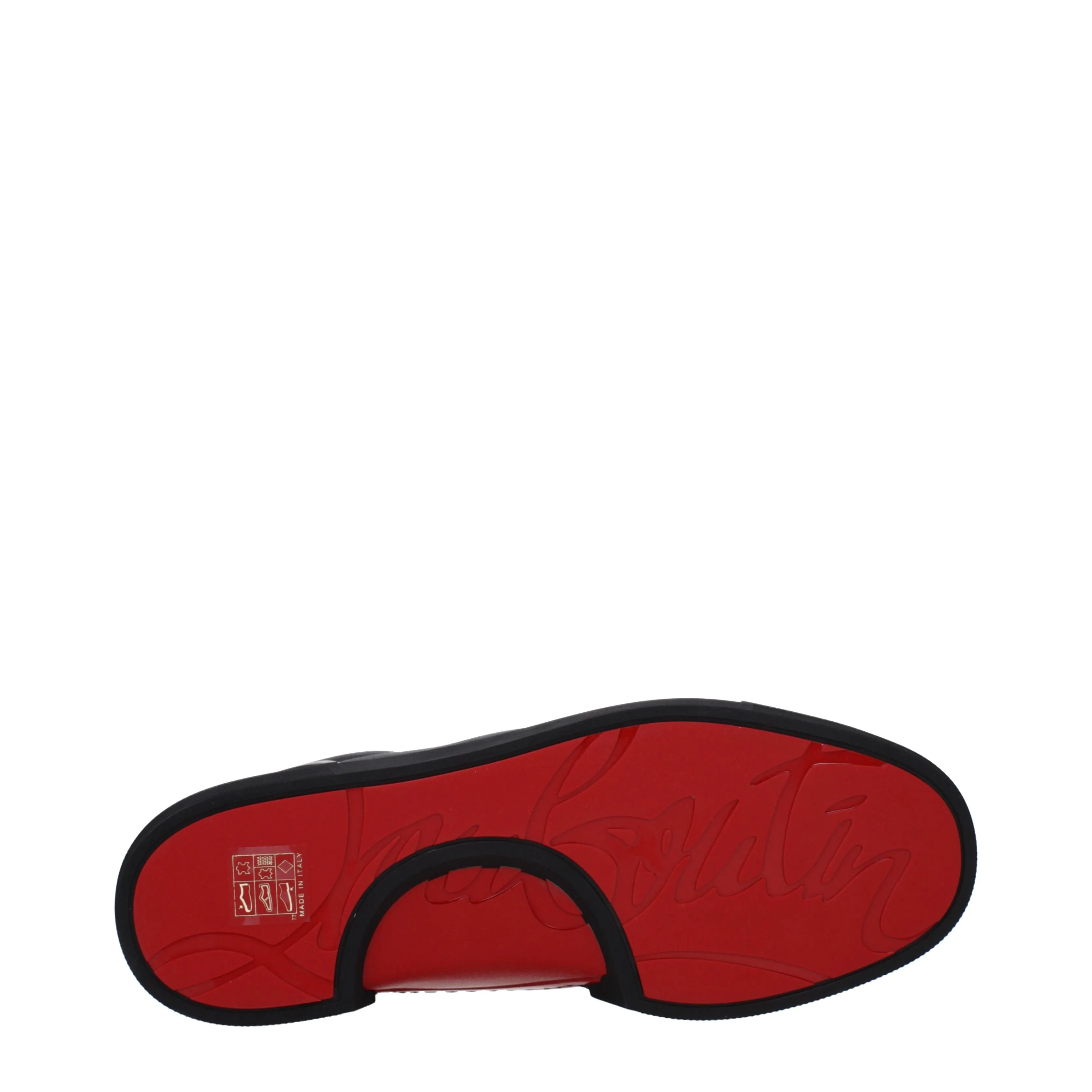 Louboutin Sneakers Jimmy Uomo Pelle Nero