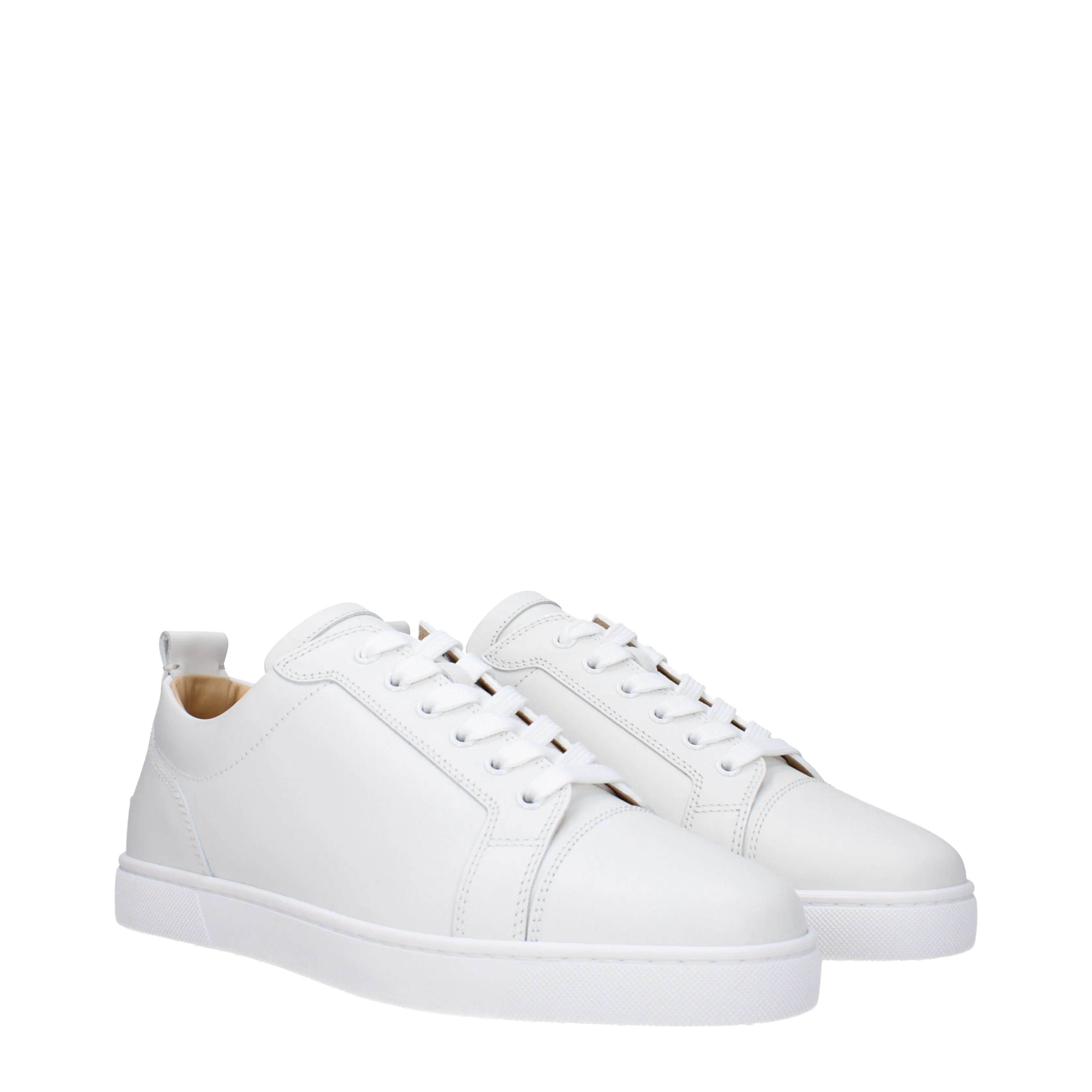 Louboutin Sneakers Louis junior Uomo Pelle Bianco