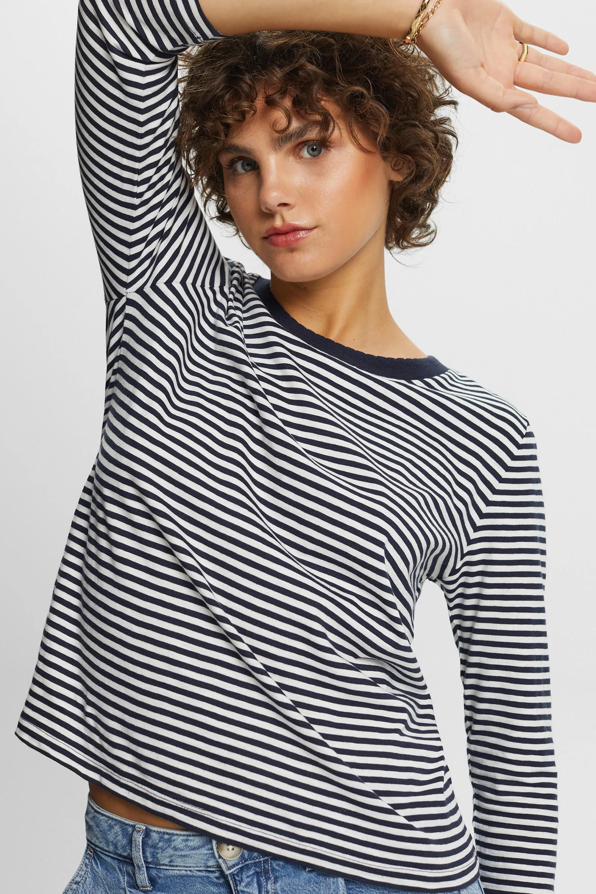 Maglia a manica lunga con righe