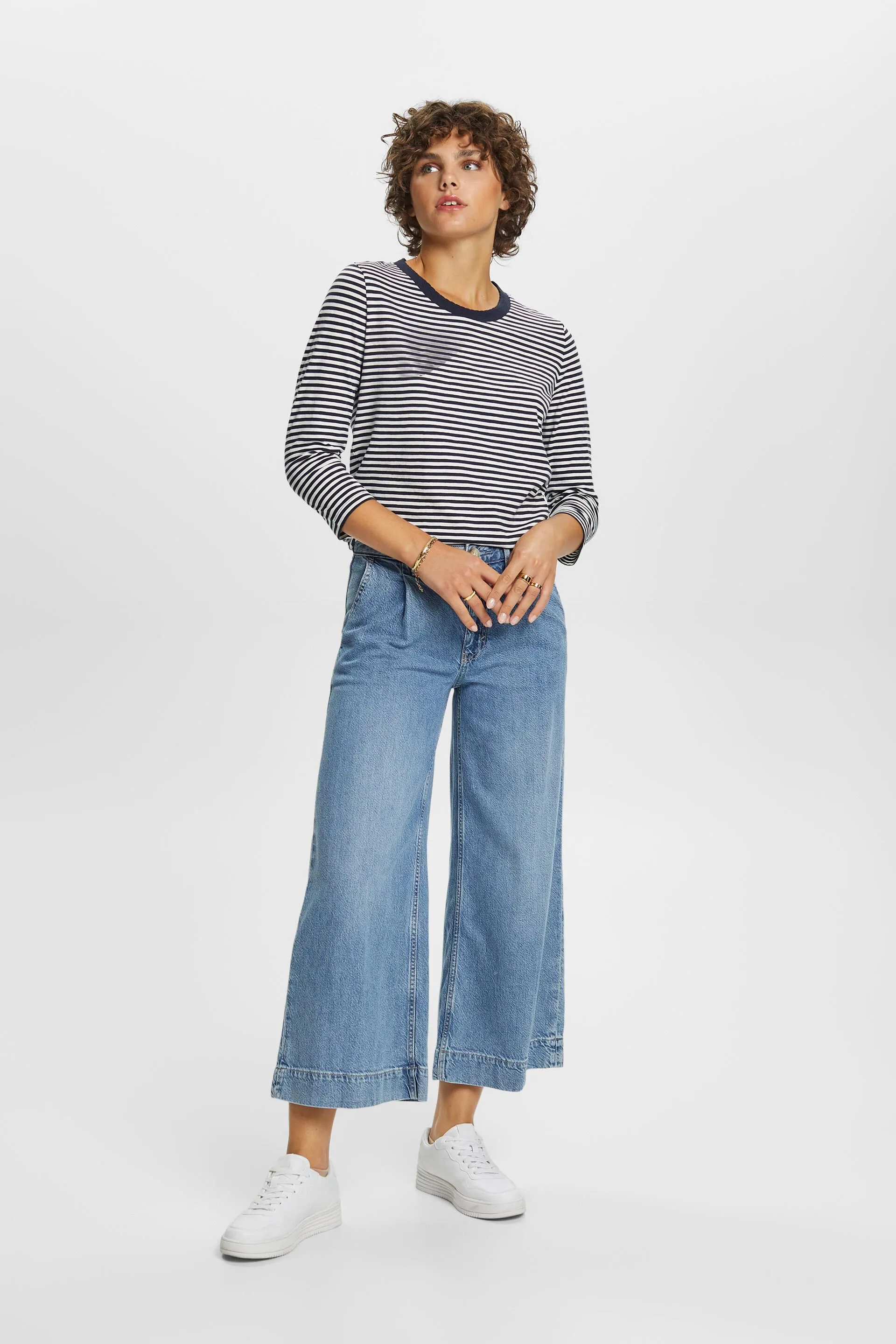 Maglia a manica lunga con righe