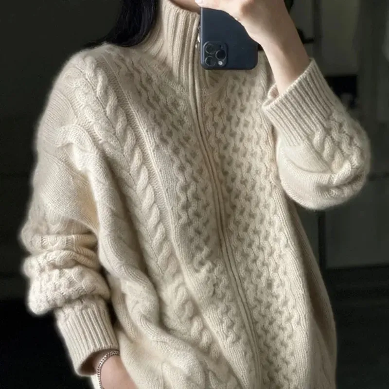 Maglia Dolcevita In Cashmere