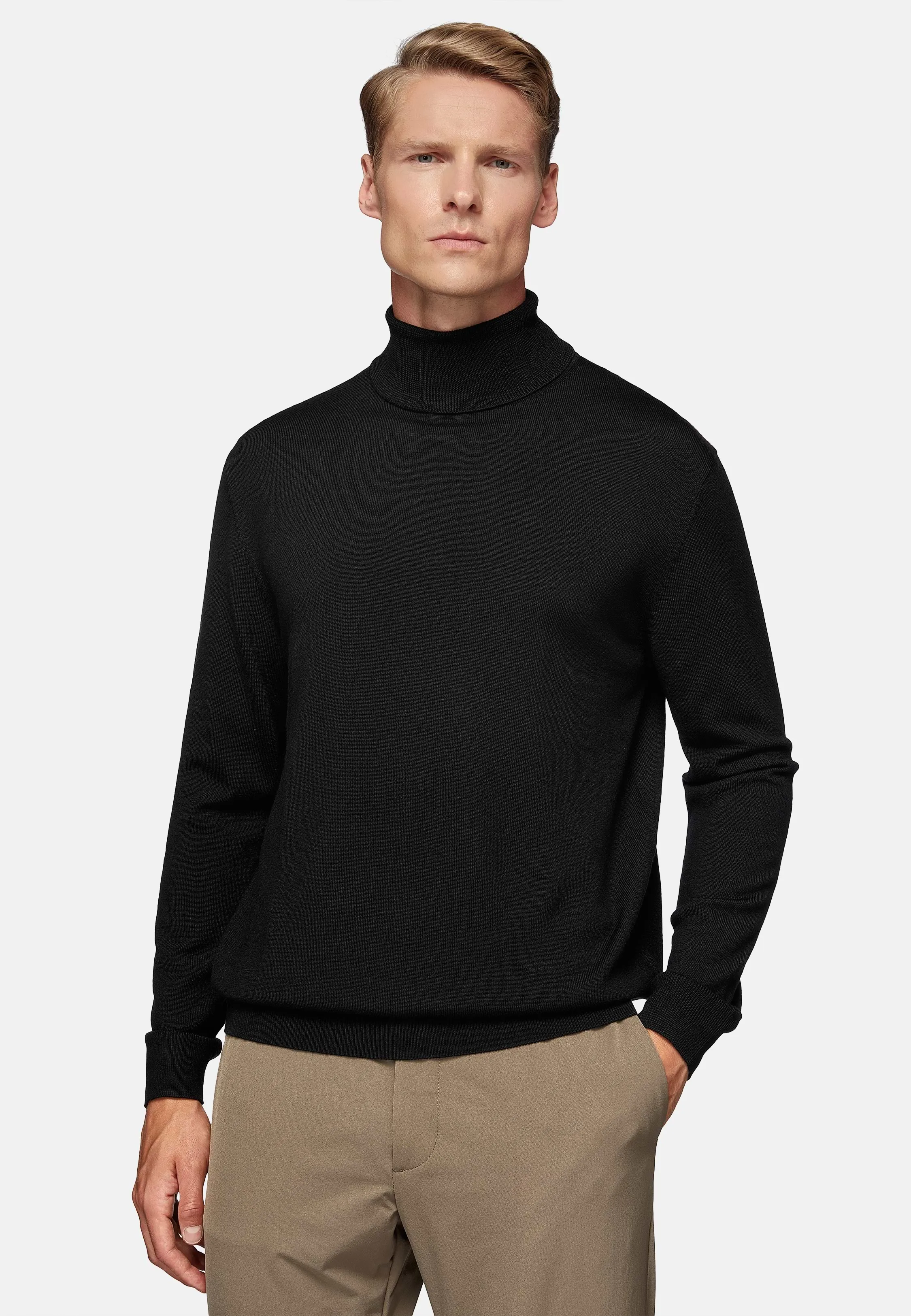 Maglia Dolcevita in Lana Merino