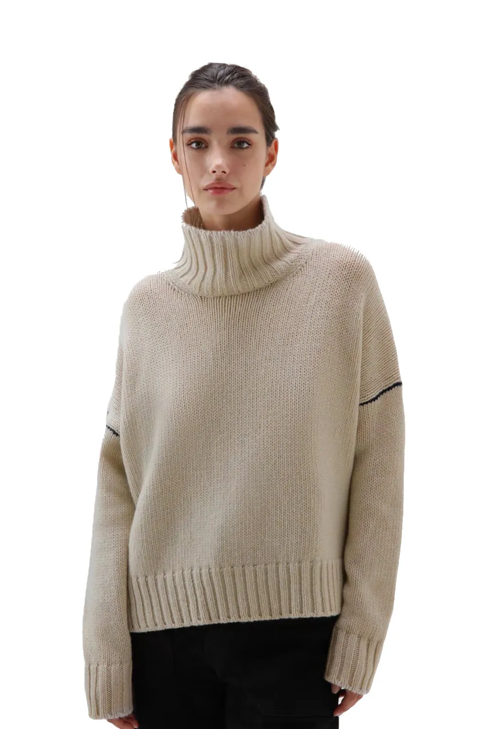 Maglia Dolcevita in Lana Vergine