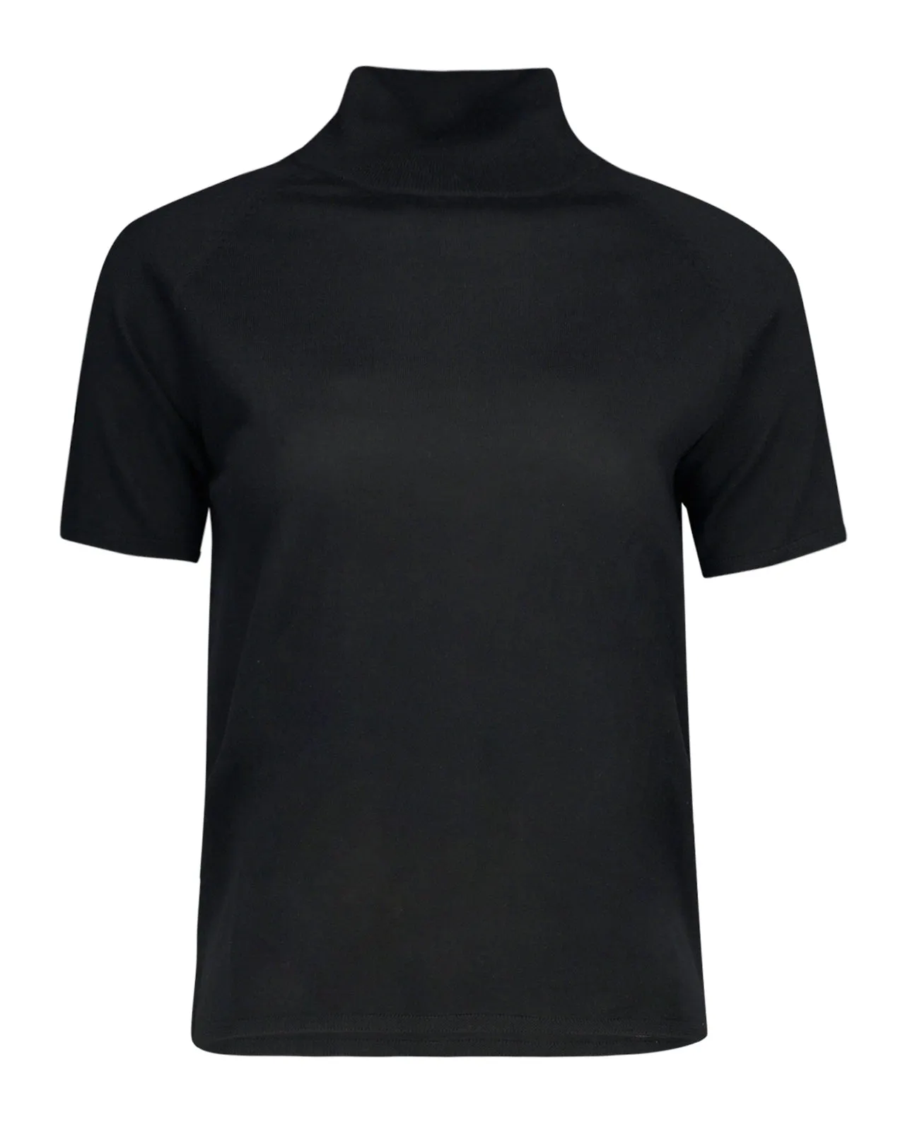 Maglia dolcevita lana nera