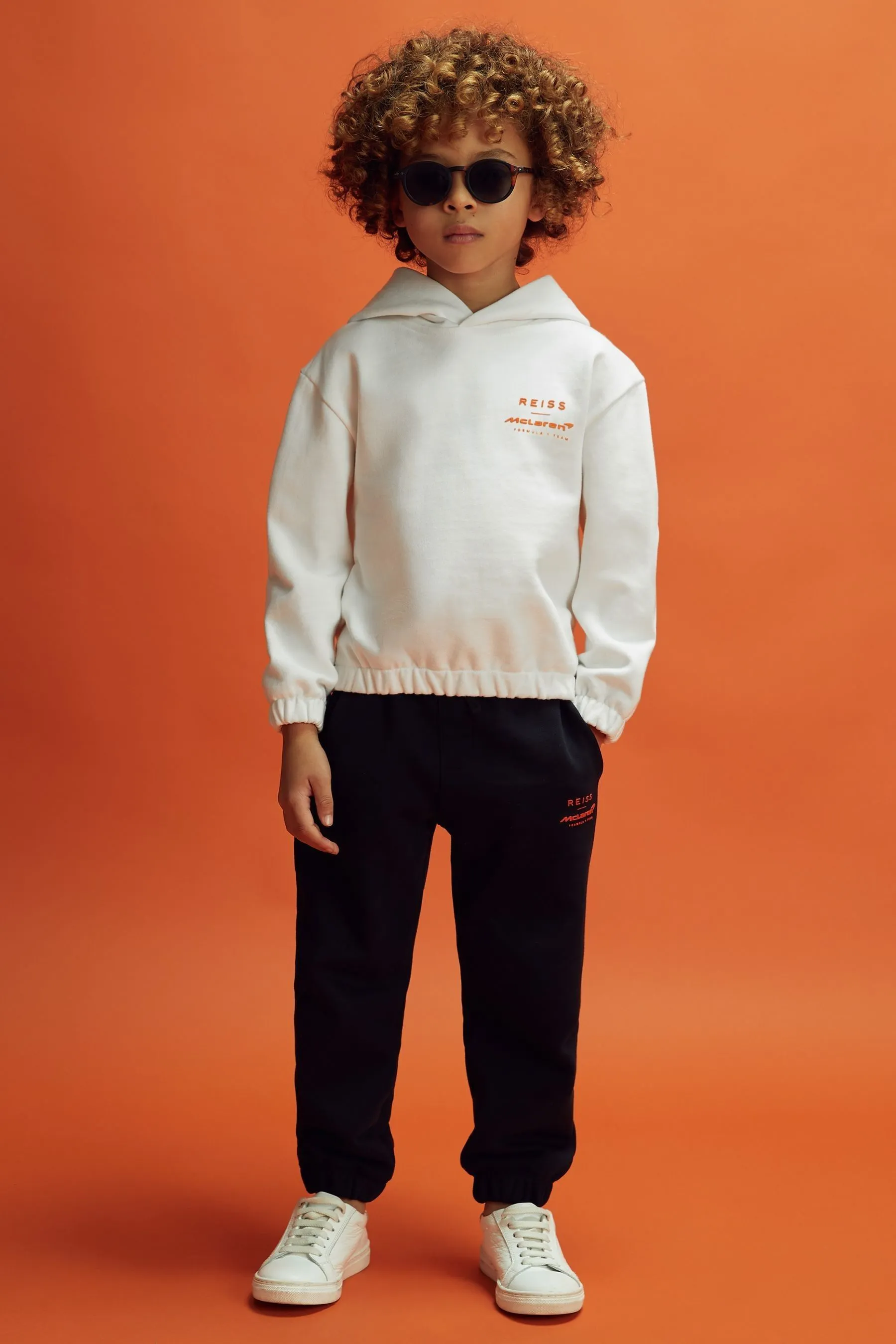 McLaren F1 Felpa con cappuccio in cotone elasticizzato    